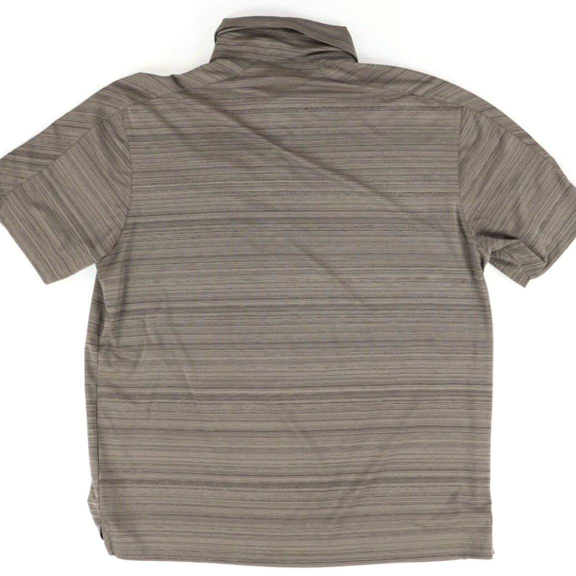Vintage Ogio Jack Links Jerky Stretch Polyester Striped Polo Shirt Brown Men's L Size US L / EU 52-54 / 3 - 4 Thumbnail
