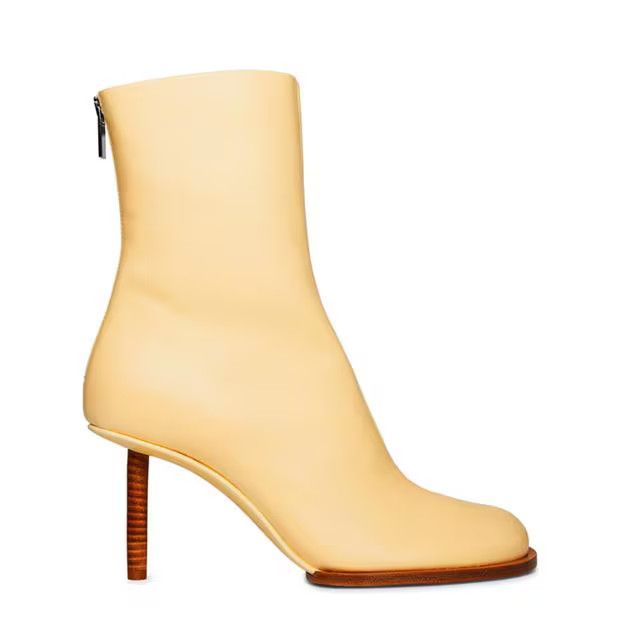 Jacquemus o1g2r1mq1024 Ankle Boots in Ivory Size US 8 / IT 38 - 1 Thumbnail