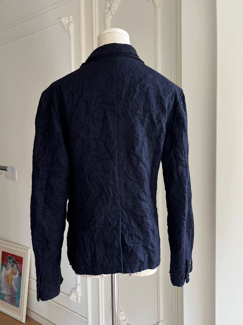 Comme des Garcons Comme des Garcons Purplish blue wool suit jacket Size M / US 6-8 / IT 42-44 - 5 Thumbnail
