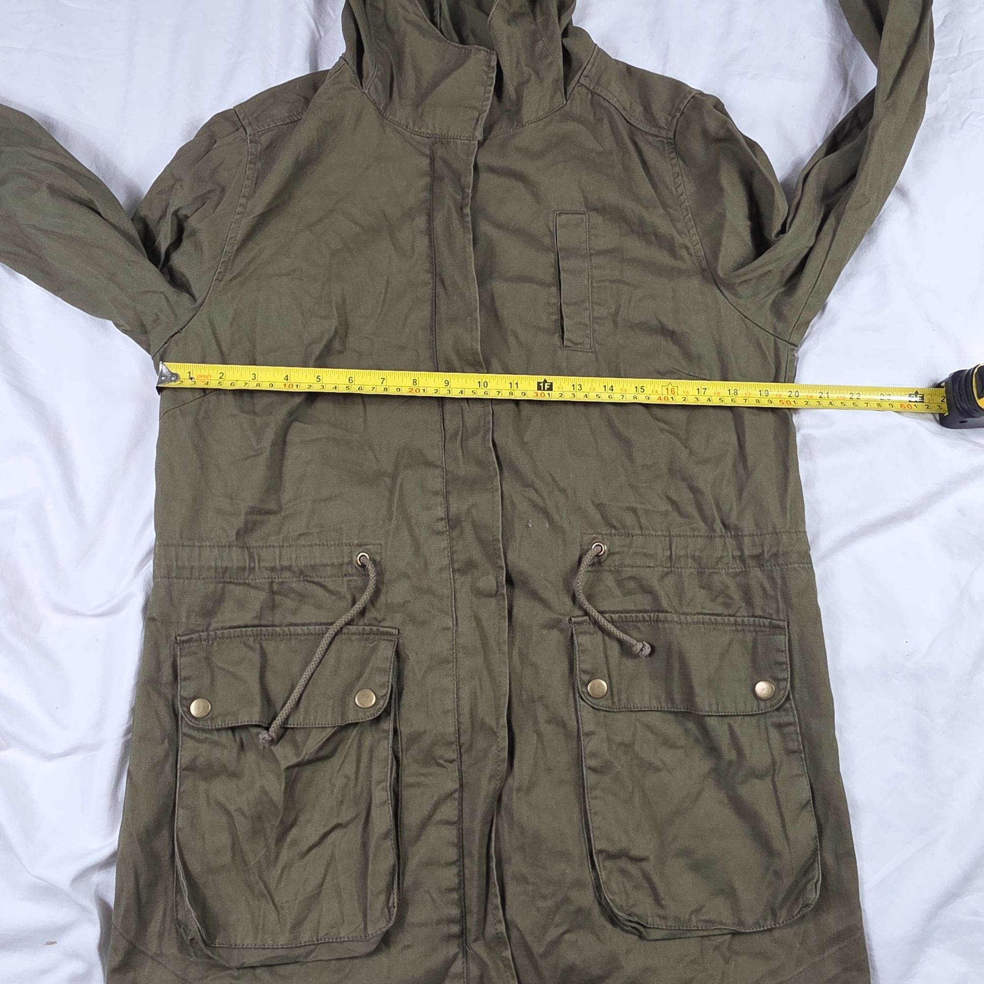 Other Be Cool Womens Size Large Green Hooded Military Style Jacket Size L / US 10 / IT 46 - 9 Thumbnail
