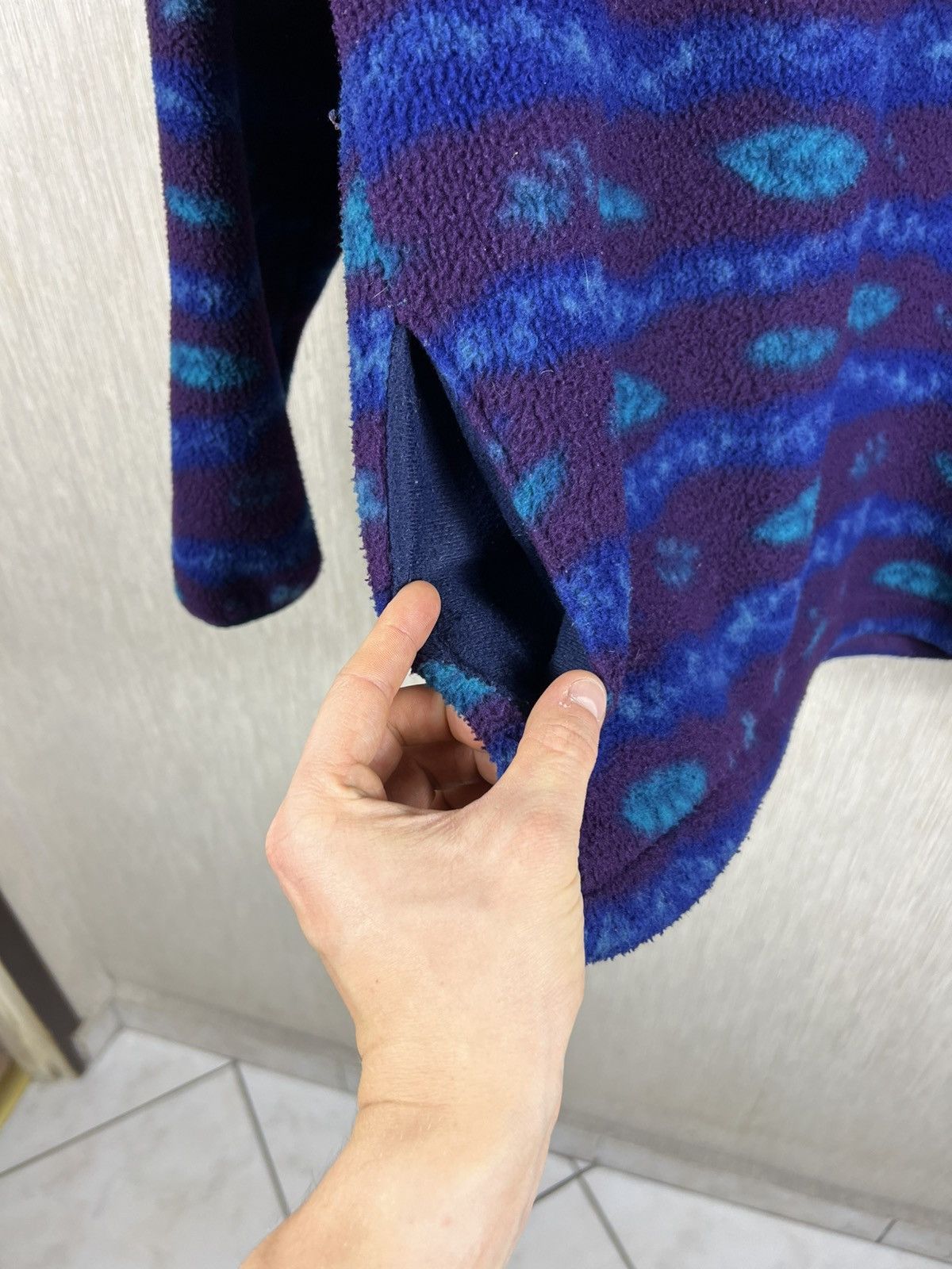 L.L. Bean Vintage L.L. Bean 90s synchilla leaf patterned retro fleece Size US M / EU 48-50 / 2 - 14 Thumbnail