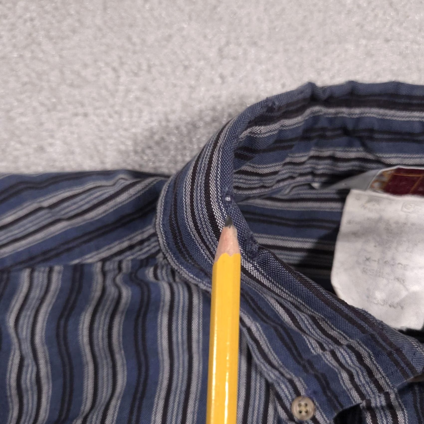 Carhartt VINTAGE Carhartt Shirt Mens XL Blue Stripe Button Front Long Sleeve Casual Workwear Size US XL / EU 56 / 4 - 6 Thumbnail