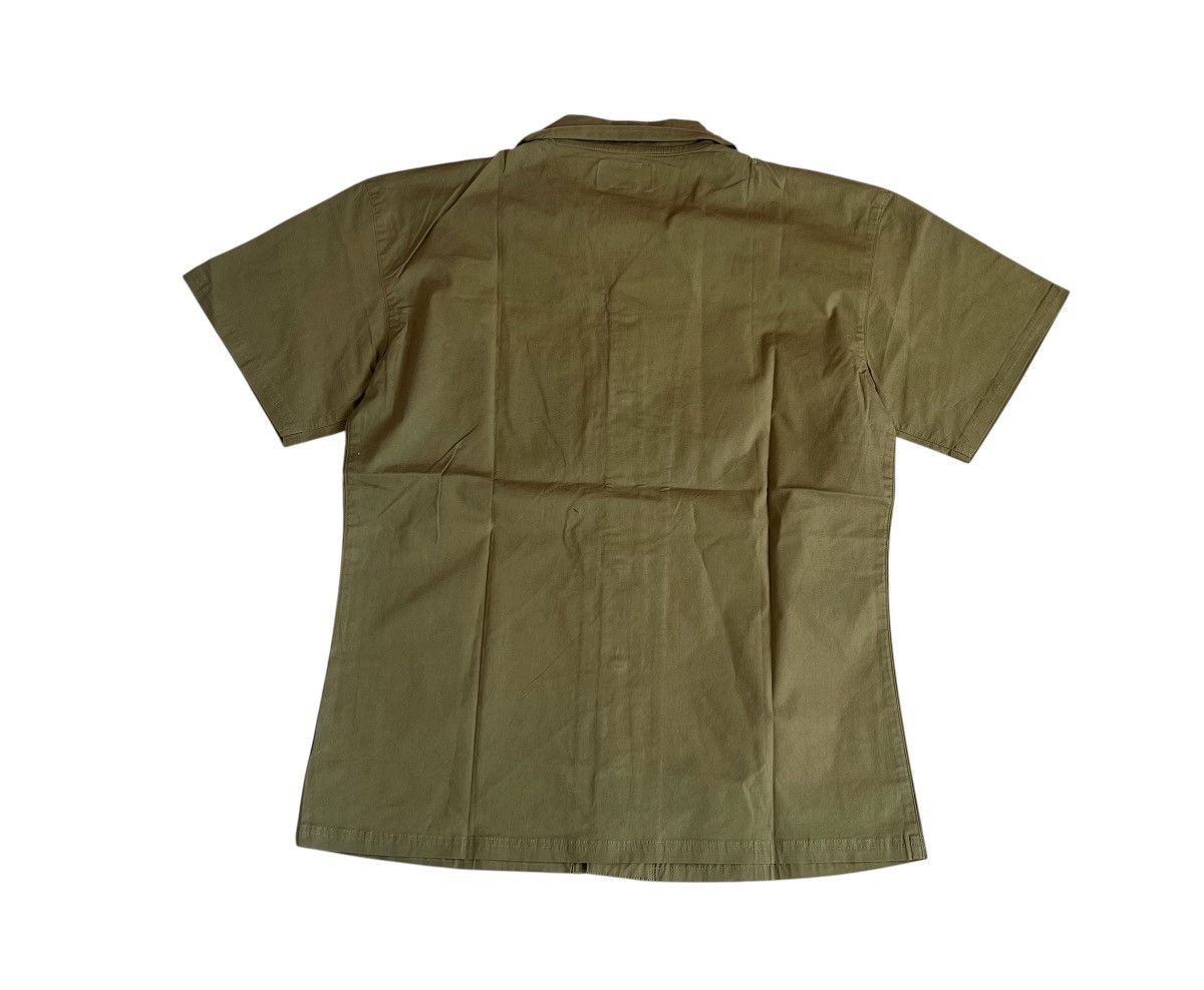 Kansai Yamamoto TAX FREE 🇺🇸 kansai yamamoto olive military open collar shirt Size US S / EU 44-46 / 1 - 6 Thumbnail
