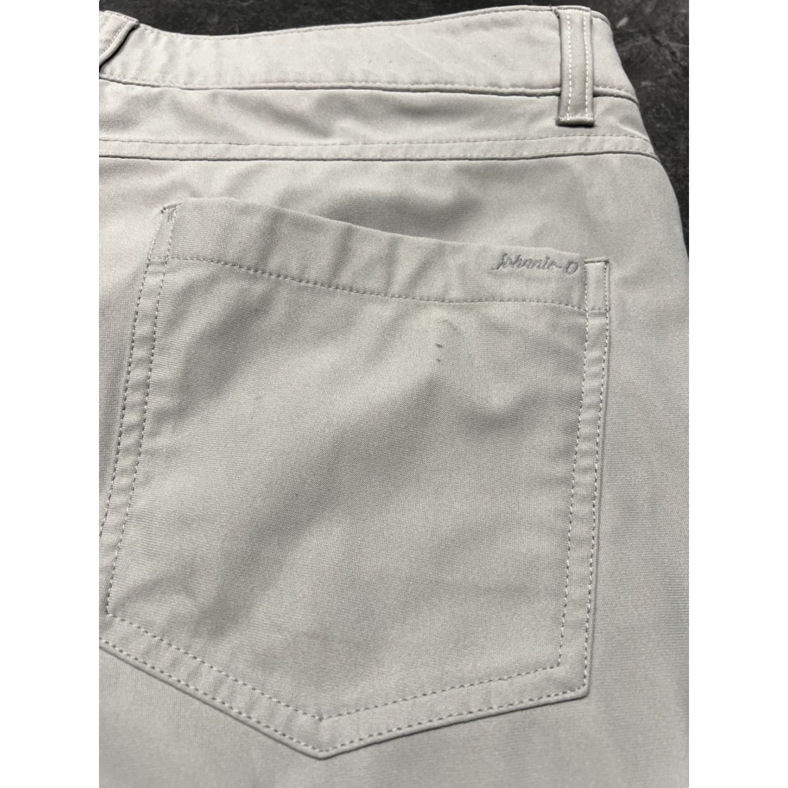 johnnie-O johnnie-O Golf Pants Mens 33x28 Grey Chino Slacks Preppy Business Casual Size US 33 - 7 Thumbnail