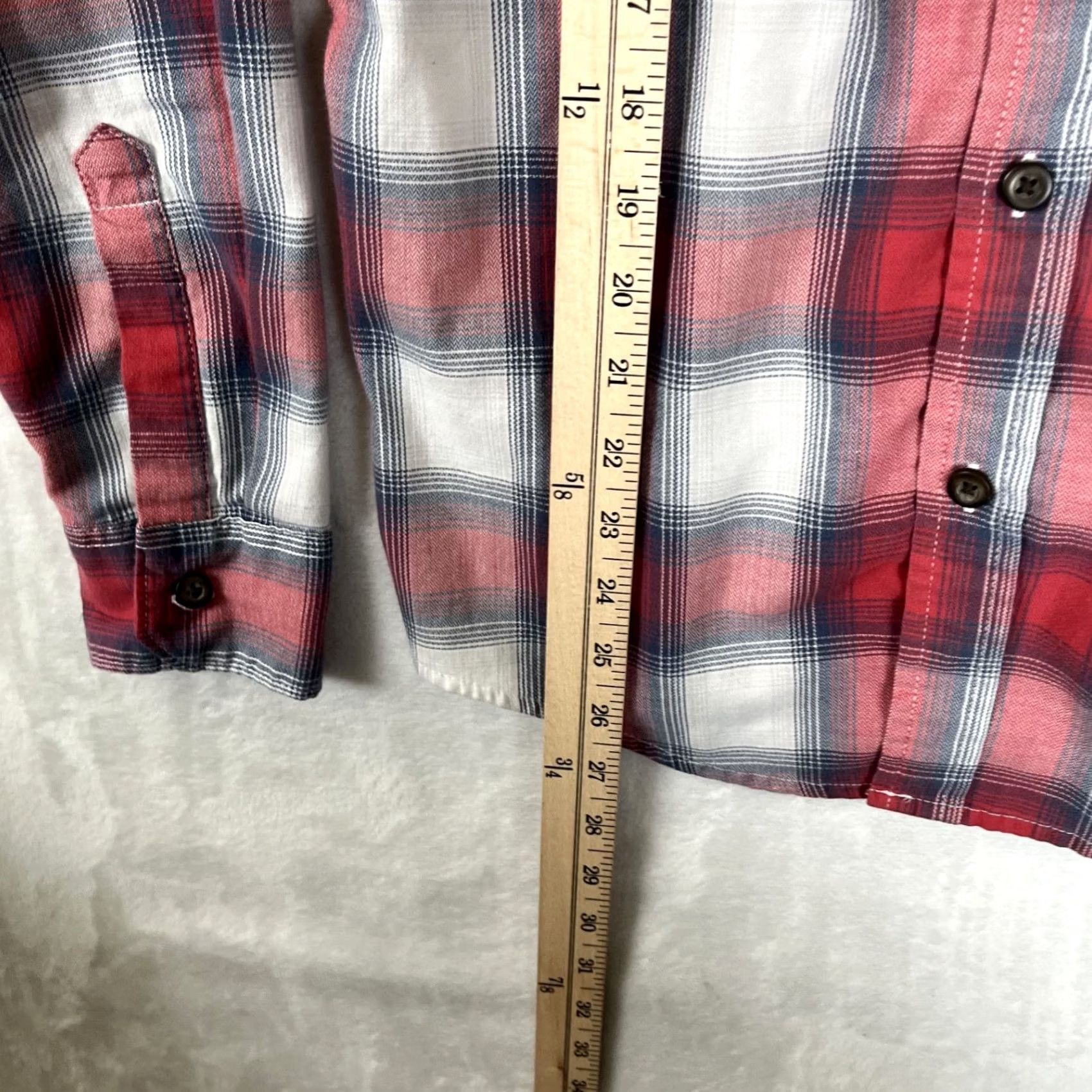 Wrangler VINTAGE Wrangler Long Sleeve Button Up Shirt Size S Red Plaid Cowboy Western Shirt Mens Regular Buttons Pocket Cotton Wrangler Wrancher Western Theme Size US S / EU 44-46 / 1 - 4 Thumbnail