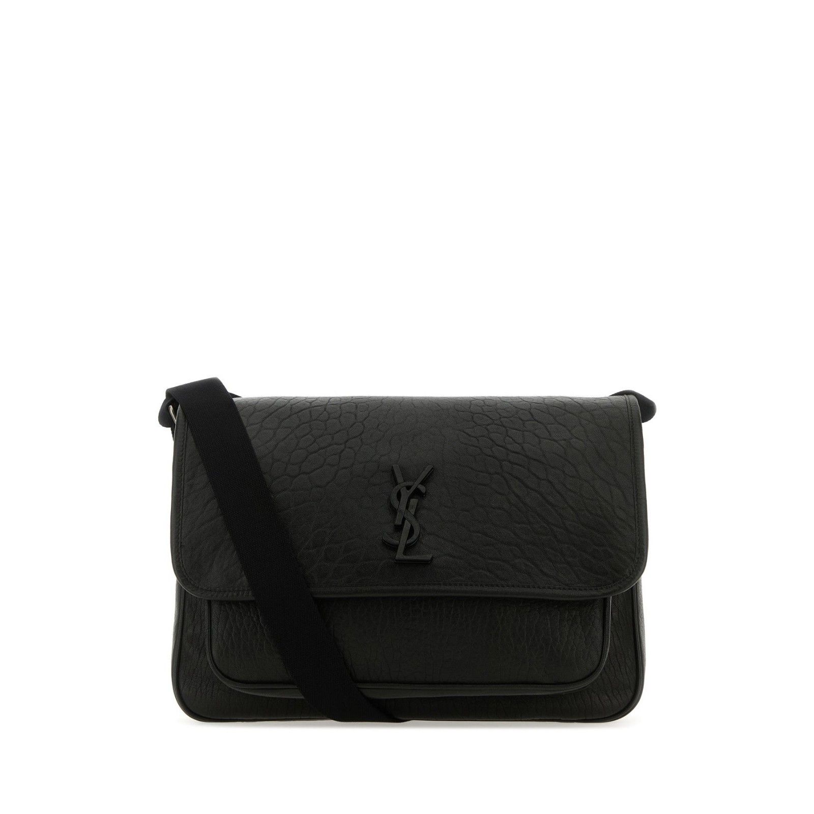 Saint Laurent Niki Dark Blue Nylon Crossbody Bag New & Auth