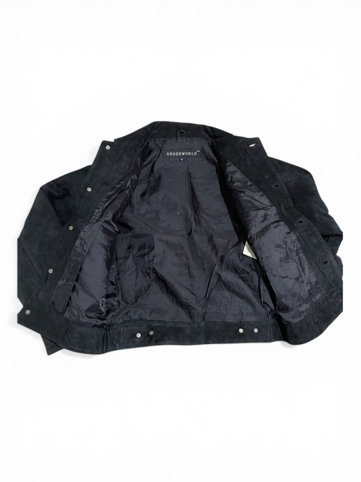 Japanese Brand Rare🔥 Levis Type 2 Cowhide Japanese Brand Underworld Jacket Size US S / EU 44-46 / 1 - 24 Thumbnail