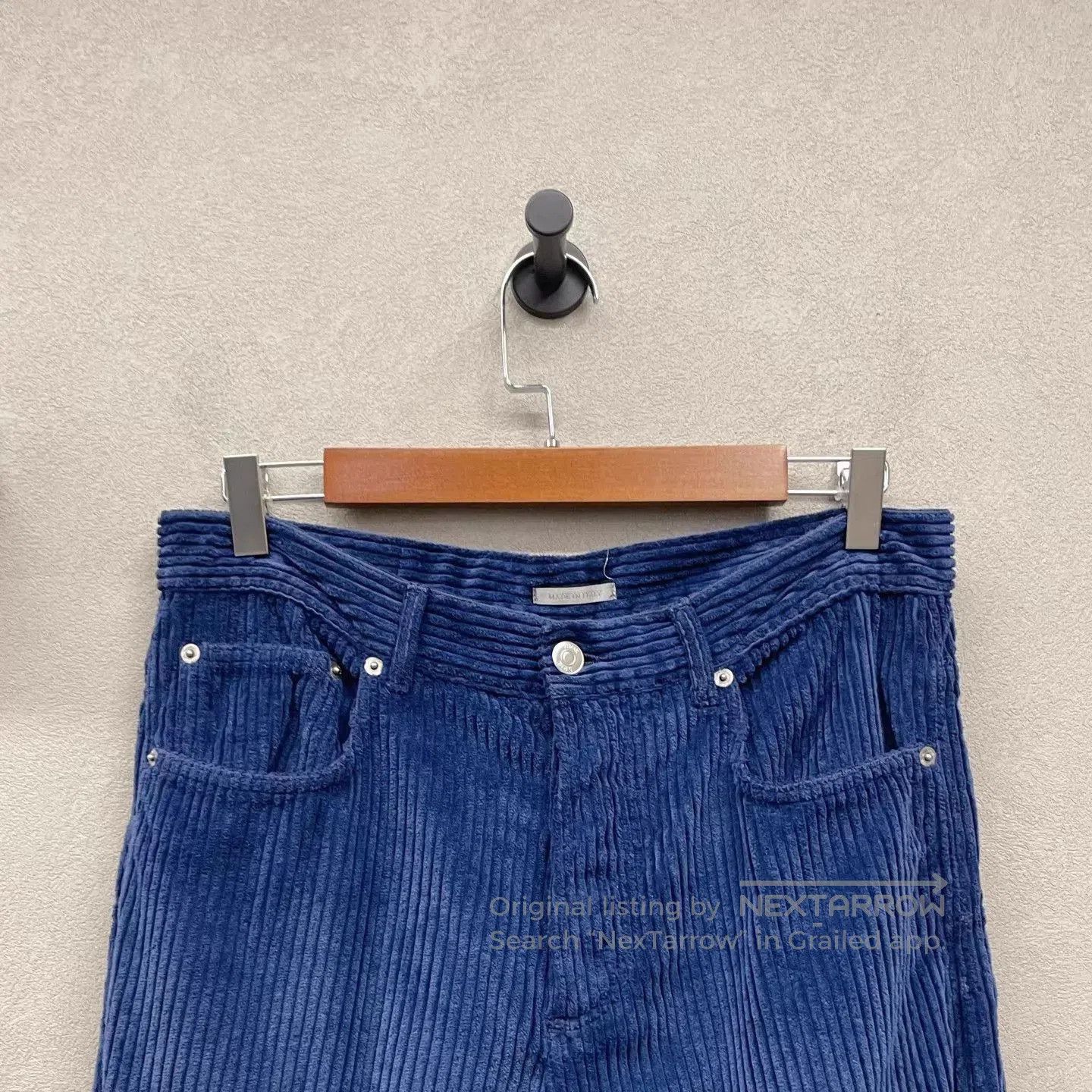 Dior Blue Corduroy Button-Up Jacket. Size US M / EU 48-50 / 2 - 6 Thumbnail