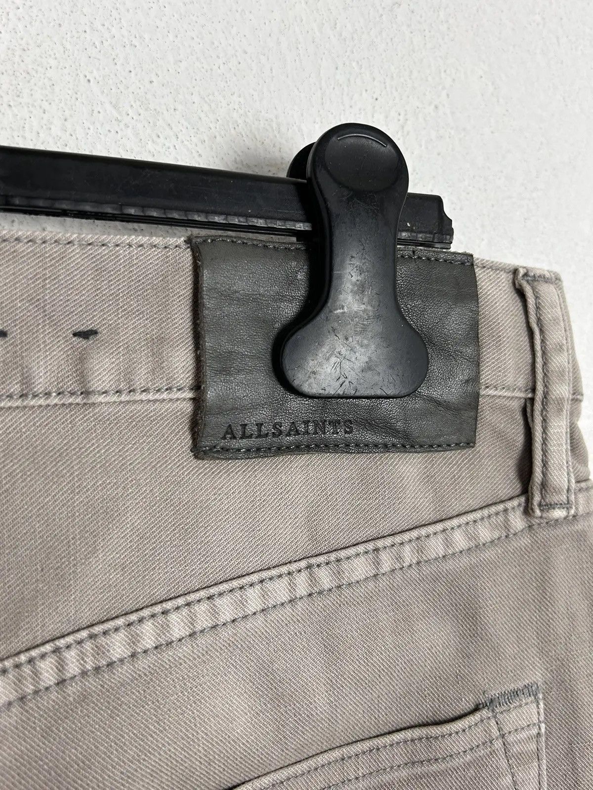 Allsaints Allsaints Cigarette Denim Grey Jeans In Size 32 Size US 32 / EU 48 - 6 Thumbnail