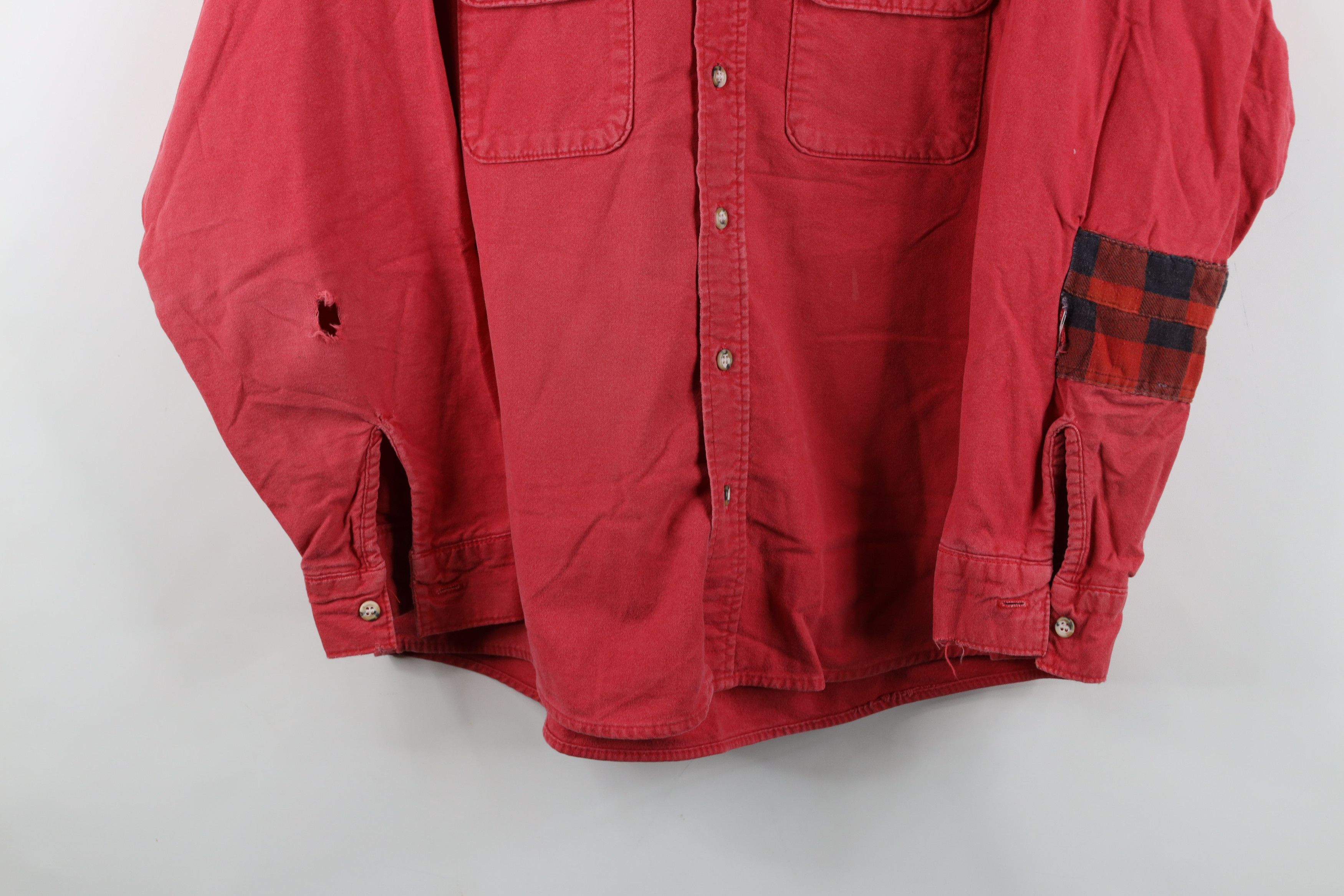 FiveBrother Vintage 90s Five Brother Chamois Cloth Button Shirt USA Size US L / EU 52-54 / 3 - 3 Thumbnail