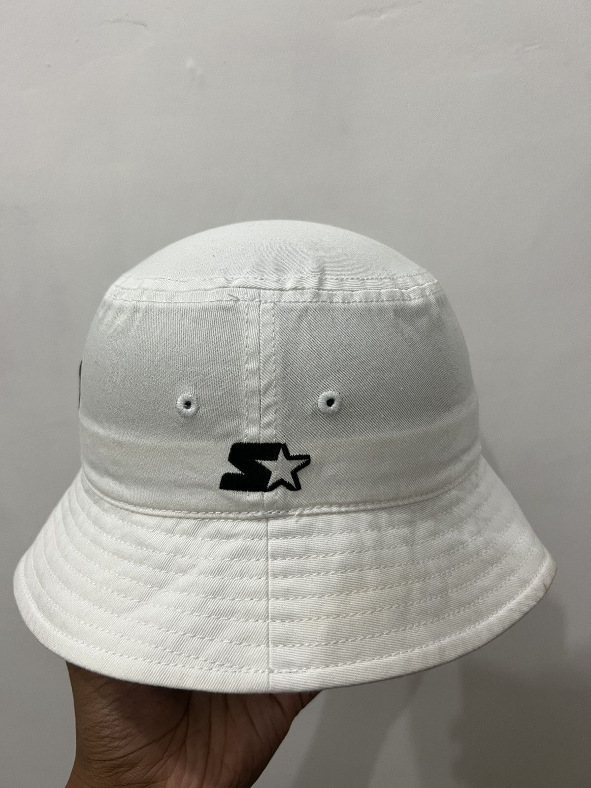 Japanese Brand Starter White Bucket Hat Size ONE SIZE - 6 Thumbnail