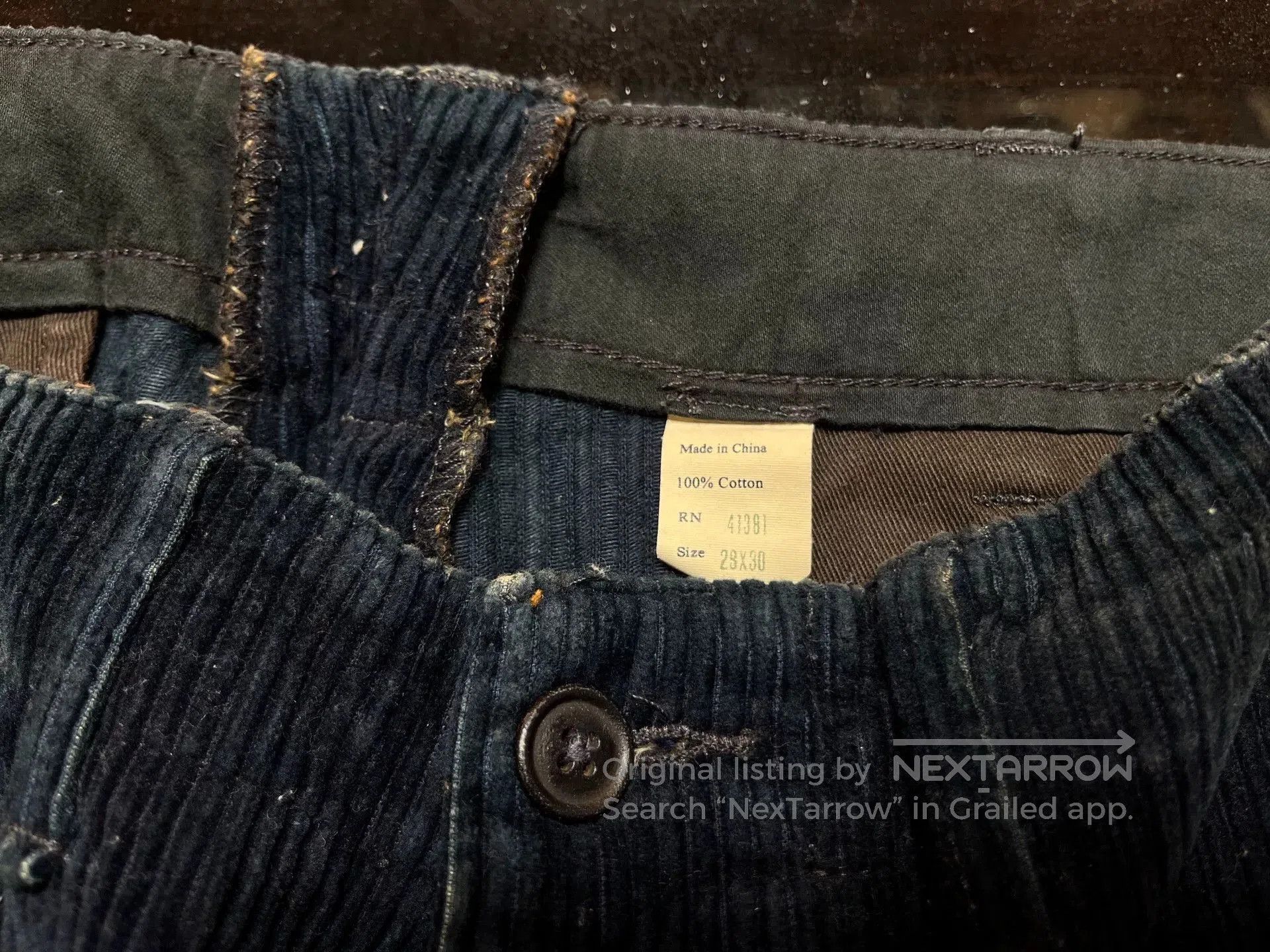 RRL Ralph Lauren RRL Vintage Corduroy Casual Pants. Size US 28 / EU 44 - 3 Thumbnail