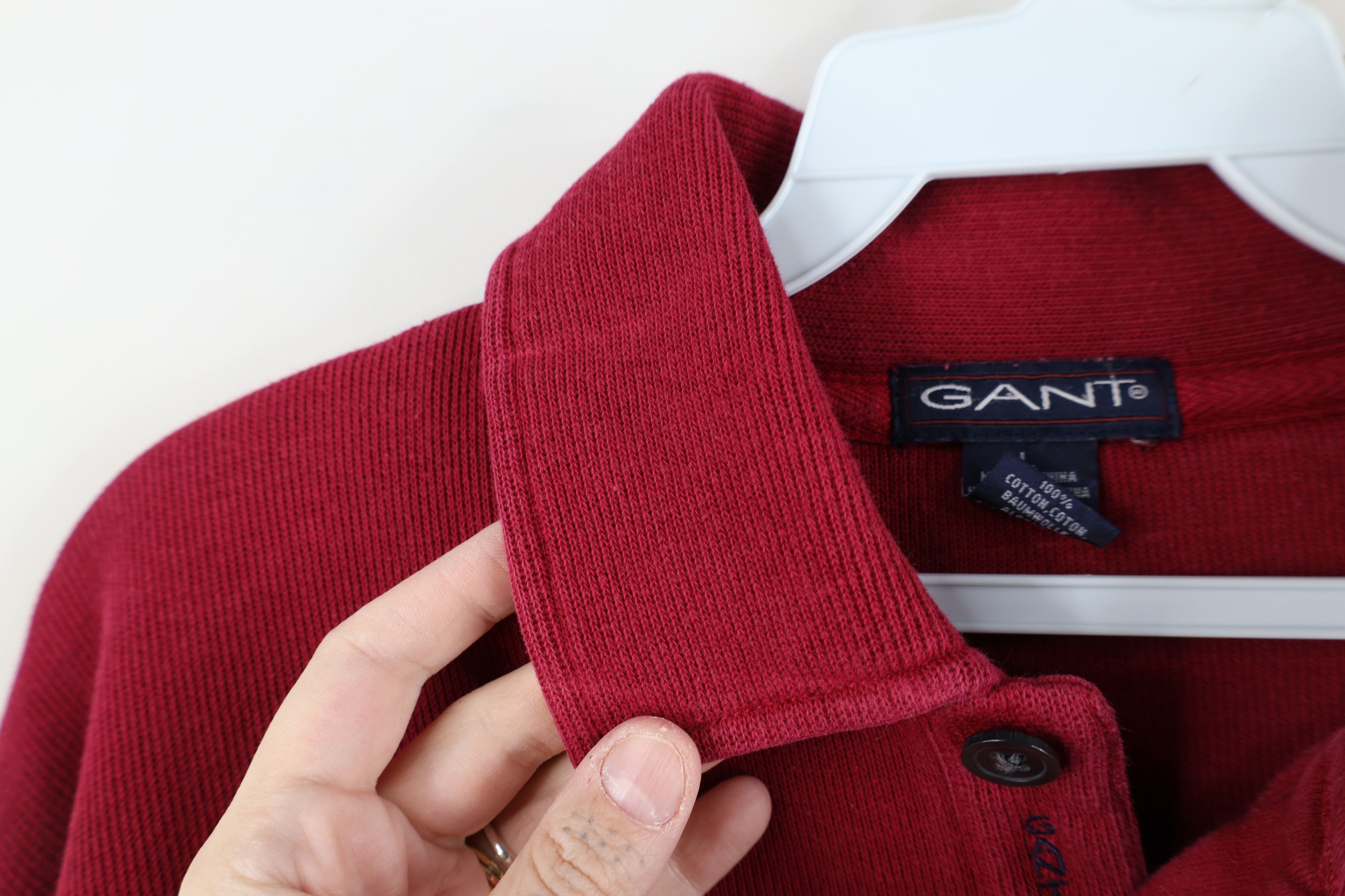Vintage Vintage 90s Streetwear Block Heavyweight Pullover Polo Shirt Size US L / EU 52-54 / 3 - 7 Thumbnail