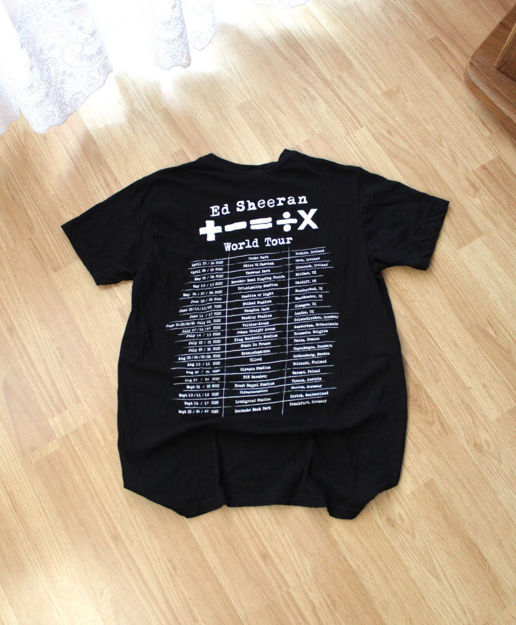 Band Tees × Vintage 🔥 Ed Sheeran 2022 World Tour T Shirt Vintage Rare London Size US M / EU 48-50 / 2 - 3 Thumbnail
