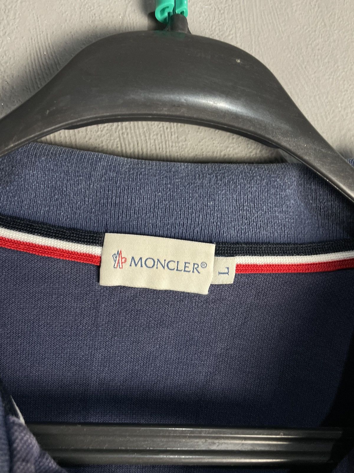 Moncler Moncler polo long sleeve size-L Size US L / EU 52-54 / 3 - 8 Thumbnail