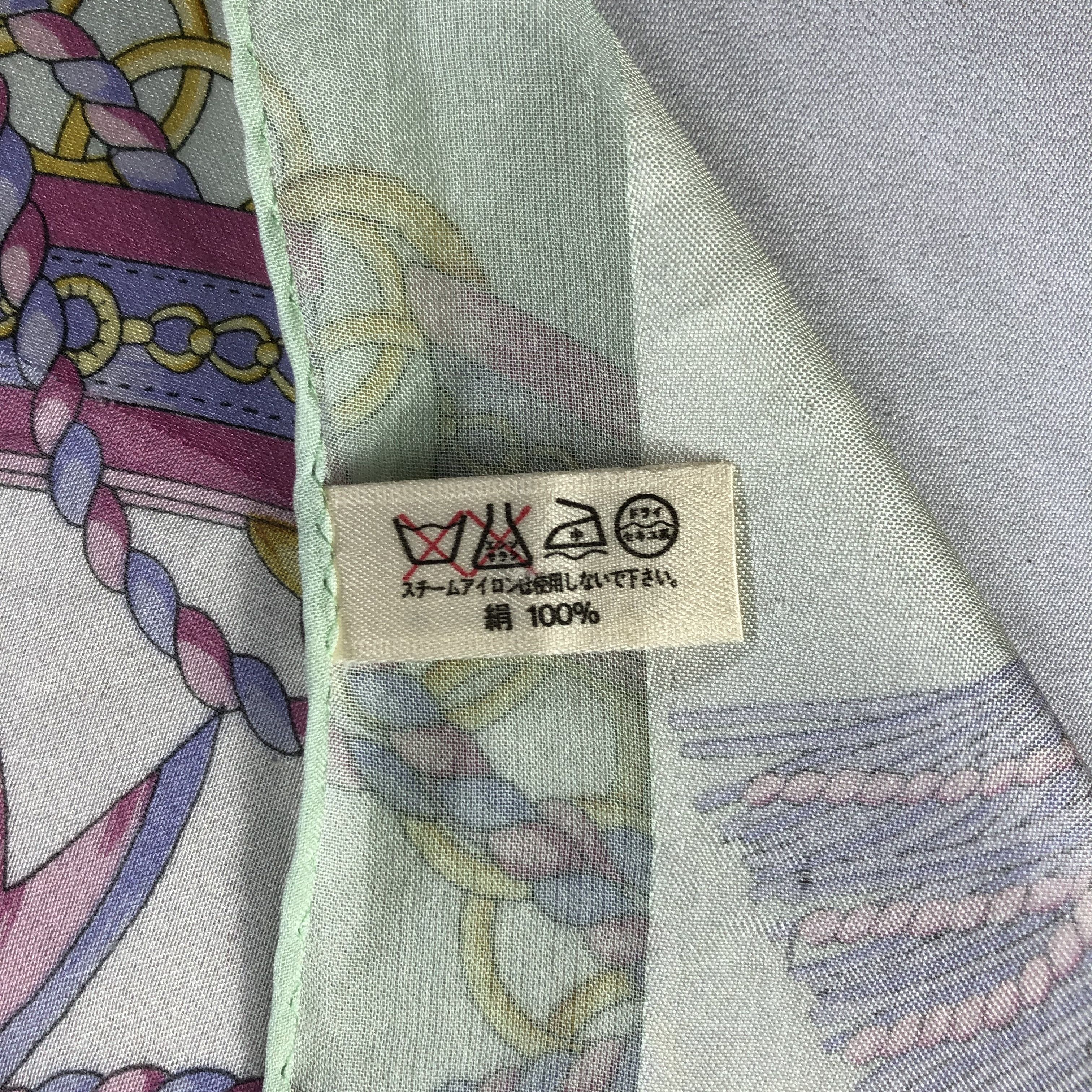 Vintage Vintage Polo Mallet Silk Scarf Size ONE SIZE - 5 Thumbnail