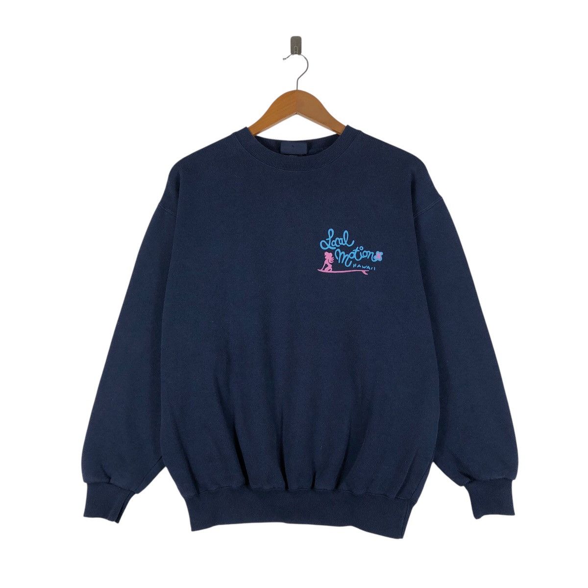 Vintage LOCAL MOTION Hawaii Double Sided Print Sweatshirt Size US M / EU 48-50 / 2 - 1 Thumbnail