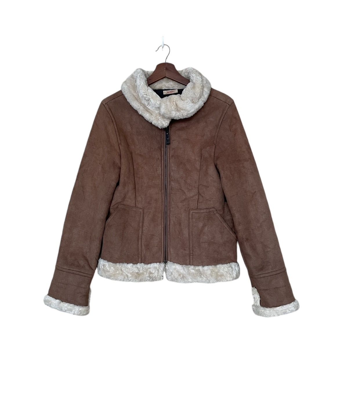 Vintage Vintage Brand Maitresse Sherpa Jacket 1990s Size US M / EU 48-50 / 2 - 1 Thumbnail