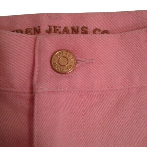 Lauren Ralph Lauren Lauren Jeans Co. Ralph Lauren Size 8 Capri Pants Denim Pink Size 30" / US 8 / IT 44 - 3 Thumbnail