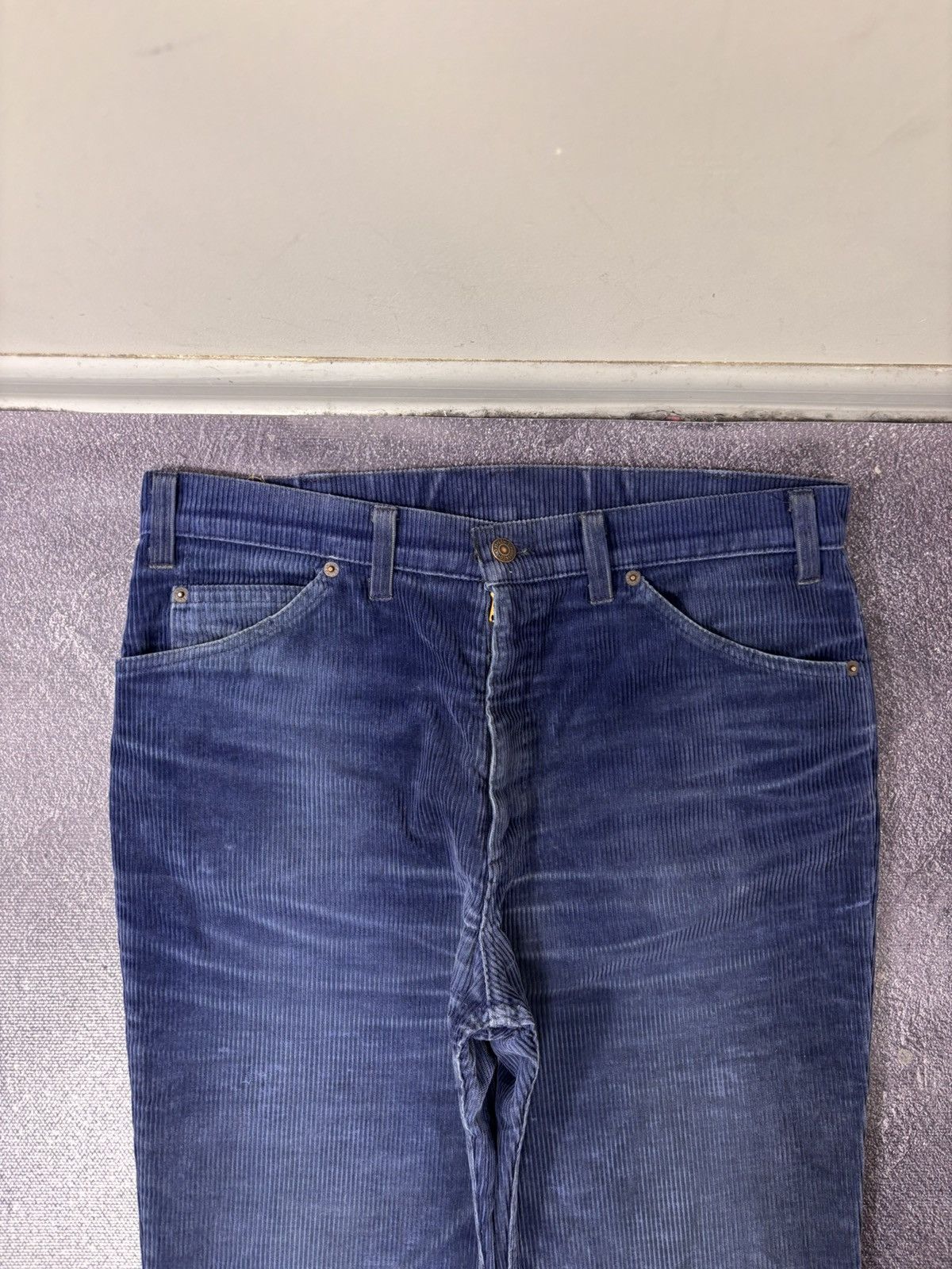 Levi's Vintage 1970s Levi’s 527 Navy Blue Corduroy Pants Size US 36 / EU 52 - 7 Thumbnail