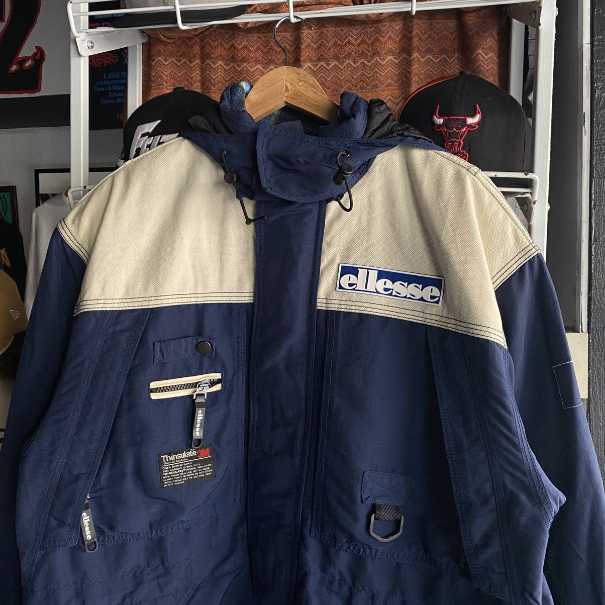 Ellesse ELLESE Adventure Thinsulate 3M OVERSIZED Ski Jacket Size US XXL / EU 58 / 5 - 4 Thumbnail
