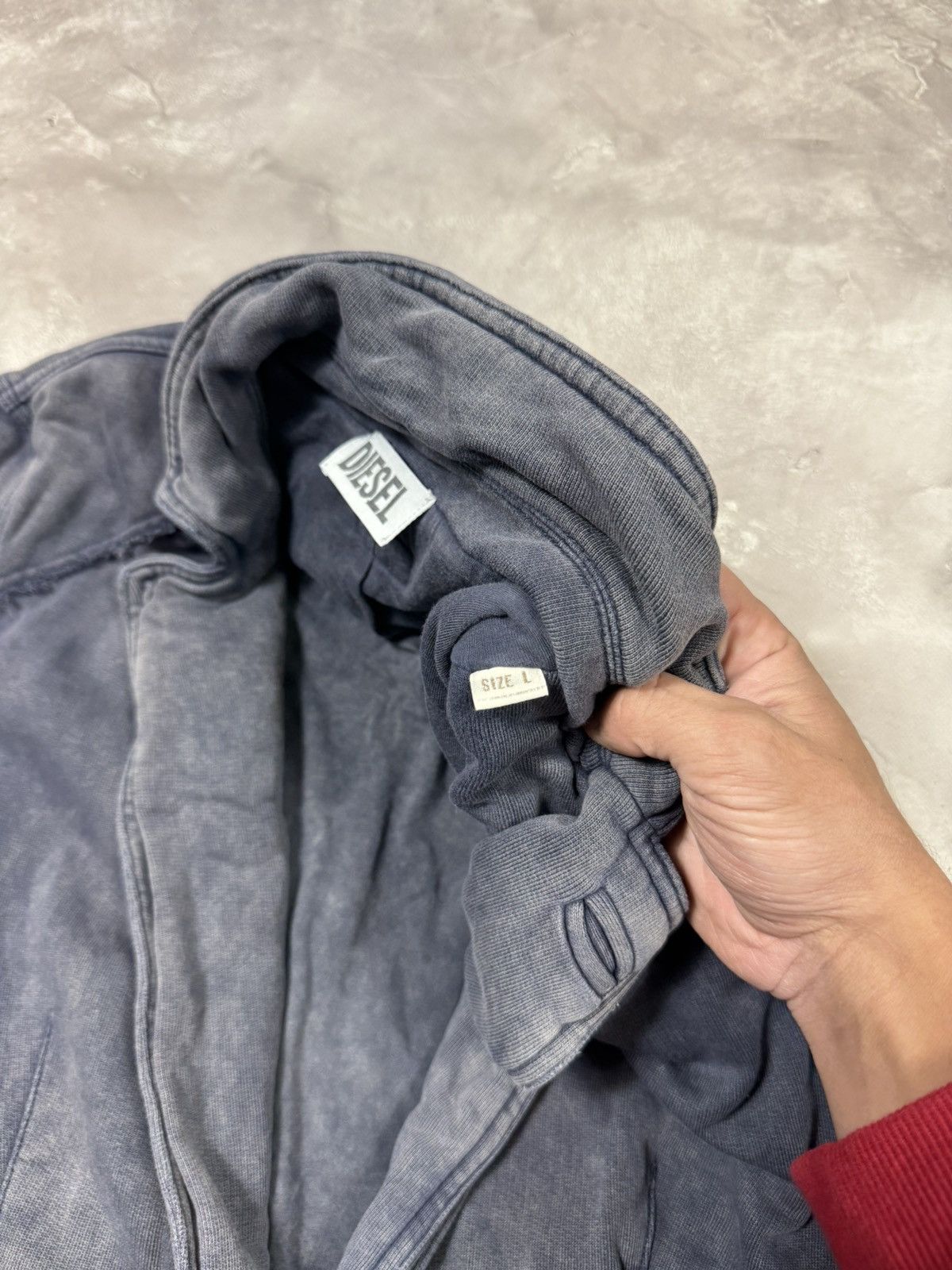 Diesel Vintage Diesel Avant-Garde Distressed Effect Women's Blazer Size L / US 10 / IT 46 - 4 Thumbnail