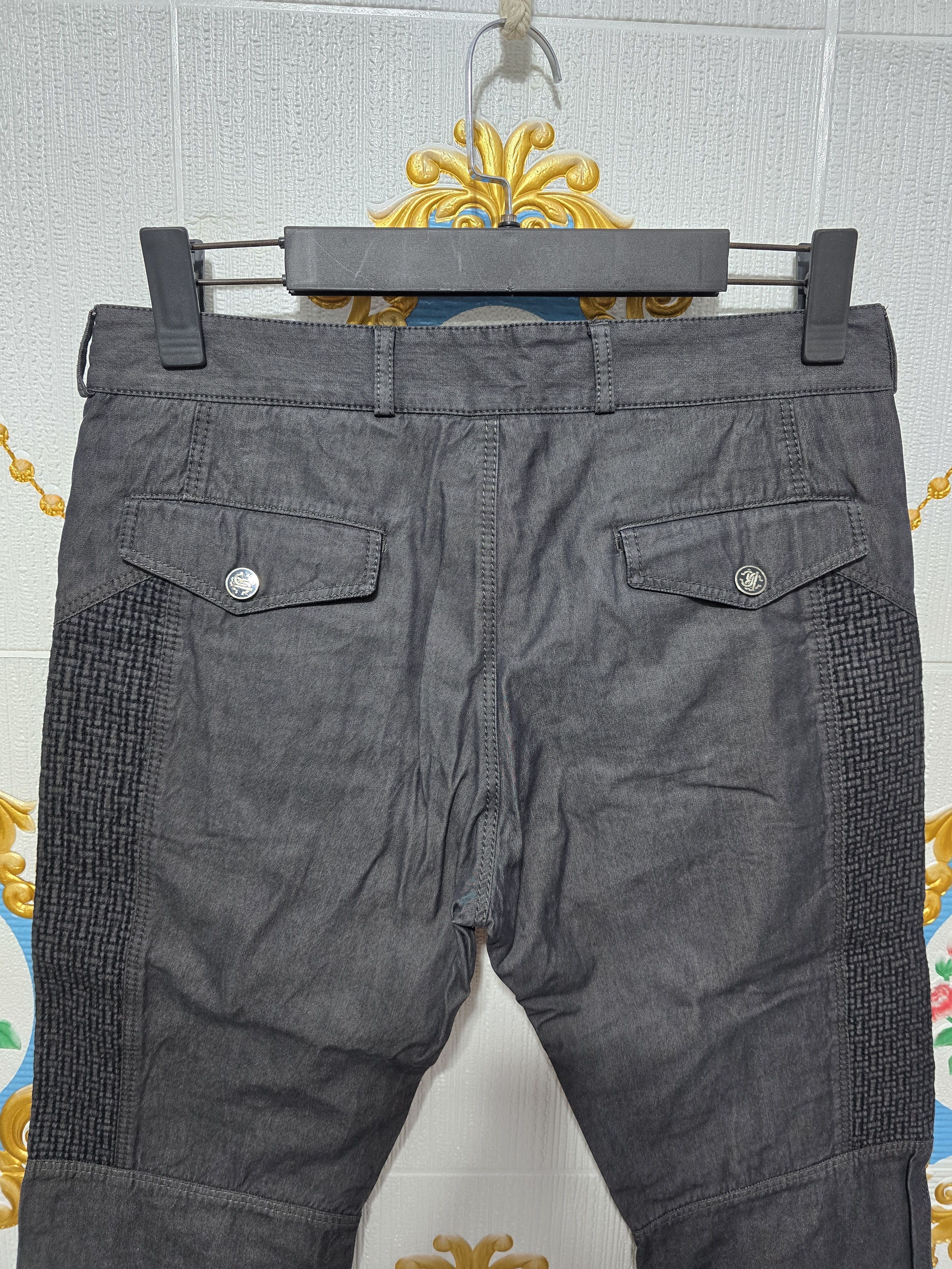 Roberto Cavalli ROBERTO CAVALLI biker pants. vintage 2000' , EXCELLENT COND. Size US 32 / EU 48 - 8 Thumbnail