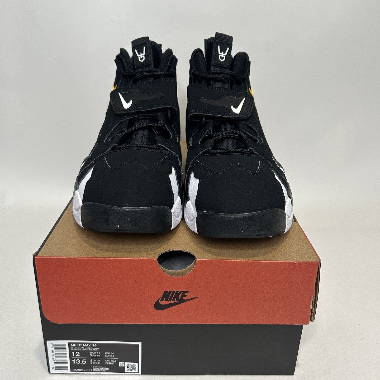 Nike Nike Air DT Max '96 “Black Varsity Maize/Deion Sanders” 2024 Size US 12 / EU 45 - 2 Thumbnail