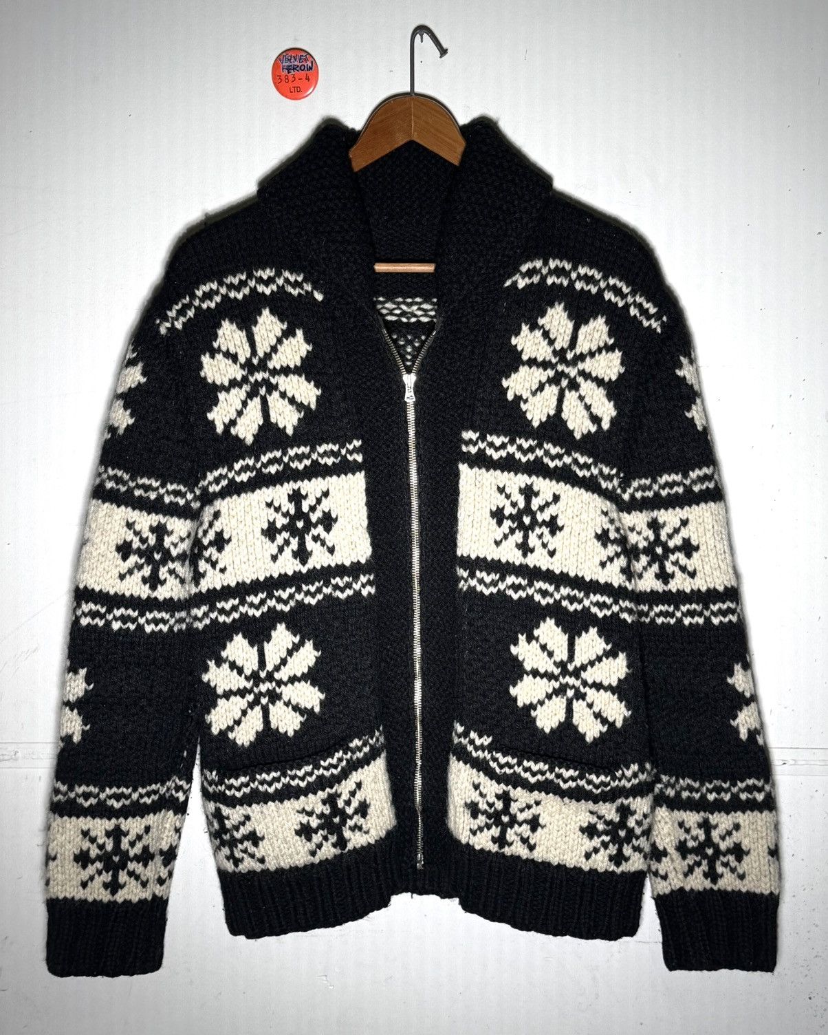 Vintage 70s Cowichan Sweater Size US M / EU 48-50 / 2 - 1 Thumbnail