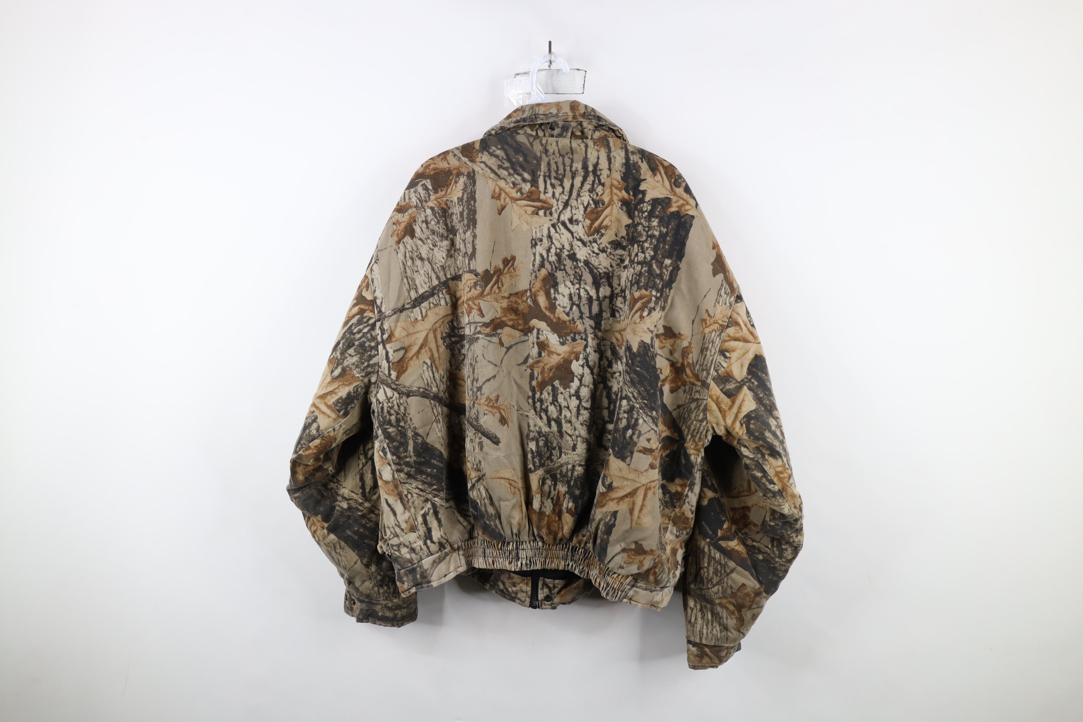 Vintage Vintage 90s Streetwear Camouflage Quilted Bomber Jacket Size US XL / EU 56 / 4 - 12 Thumbnail