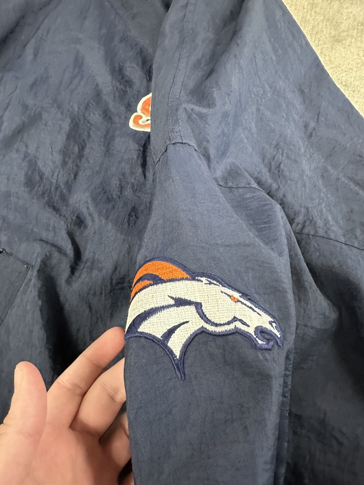 NFL × Starter × Vintage Vintage 90s Starter Denver Broncos Windbreaker Jacket Size US XL / EU 56 / 4 - 8 Thumbnail