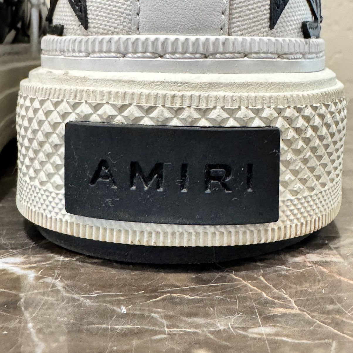 Amiri Amiri Stars Court Hi Star Patch High Top Sneakers Size US 13 / EU 46 - 10 Thumbnail