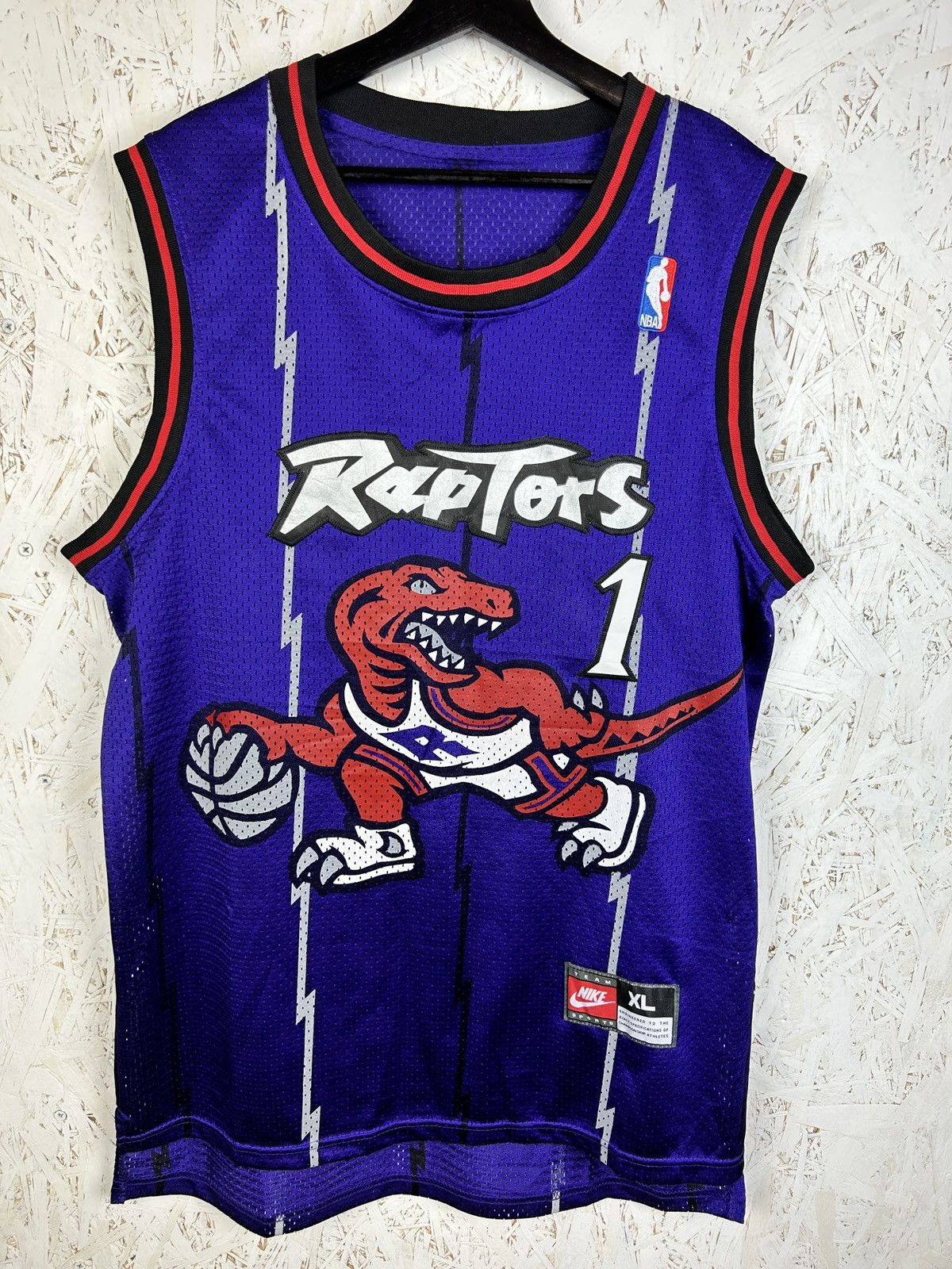 Nike 90s Nike Toronto Raptors #1 McGrady Away NBA Jersey XL Size US XL / EU 56 / 4 - 1 Thumbnail