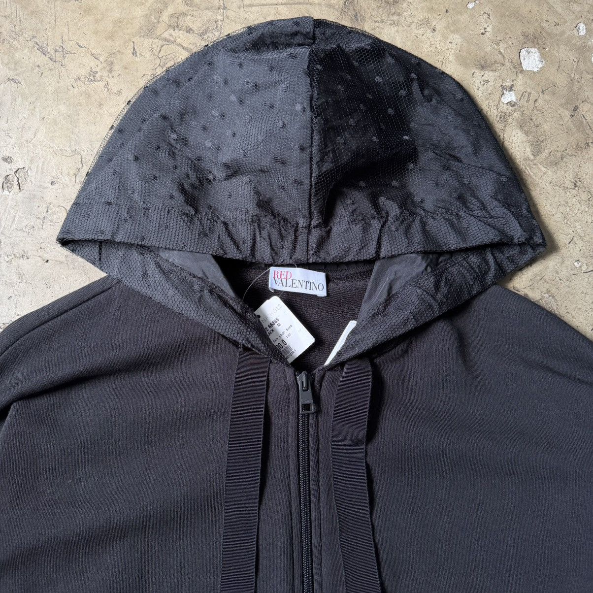 RED Valentino Red Valentino - Detailed Hood Zip Up Hoodie Size M / US 6-8 / IT 42-44 - 5 Thumbnail