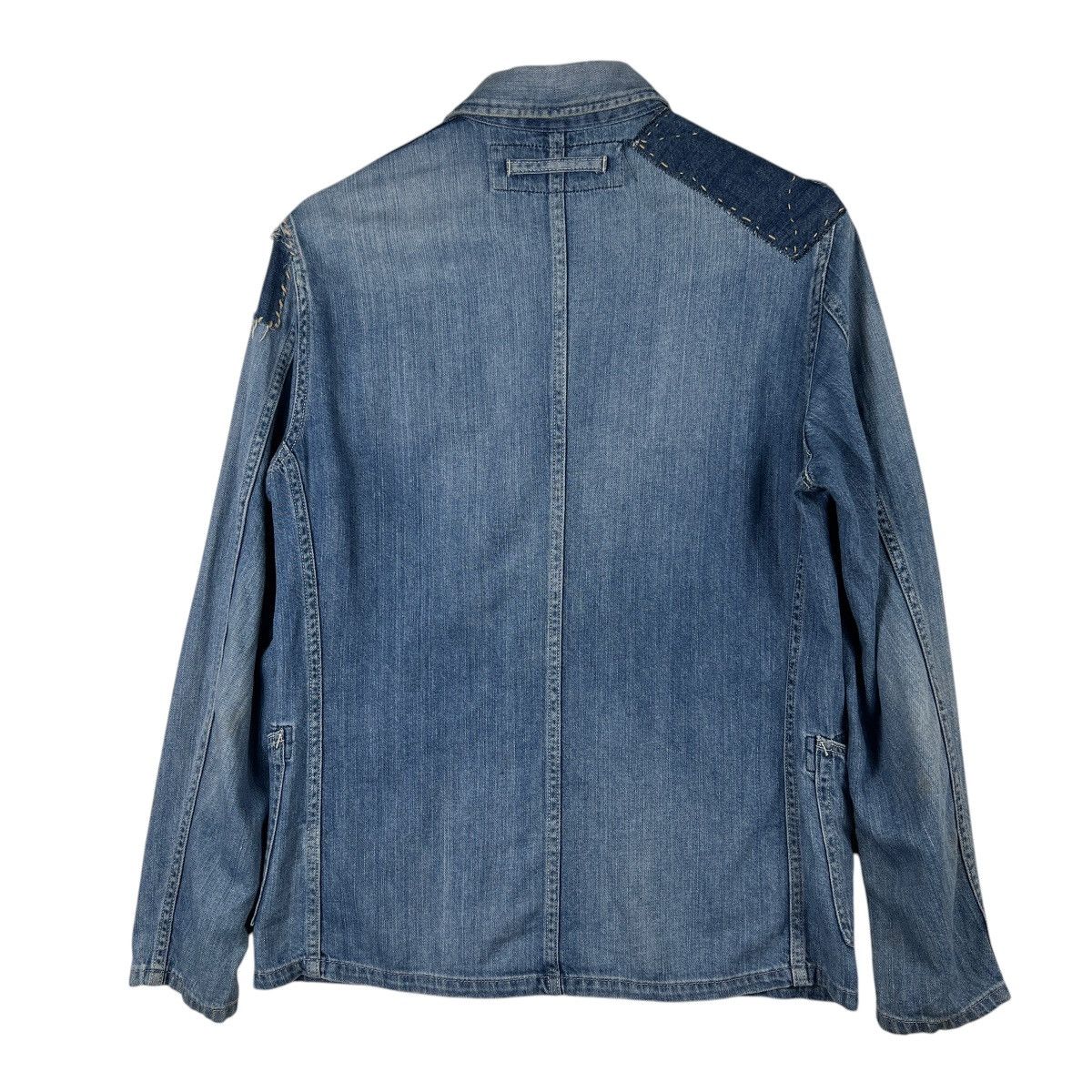 Blue Blue Japan 💥 Blue blue Japan Indigo Patchwork Sashiko Chore Jacket Size US M / EU 48-50 / 2 - 4 Thumbnail