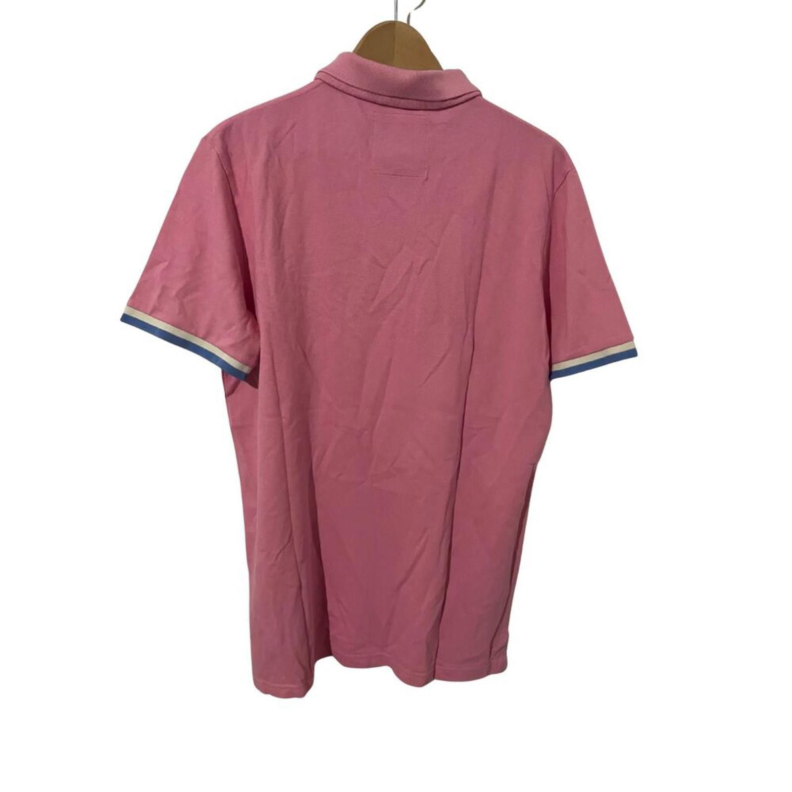 Other El Ganso Men’s Polo Shirt Pink Blue Trim 100% Cotton Size L Size US L / EU 52-54 / 3 - 3 Thumbnail