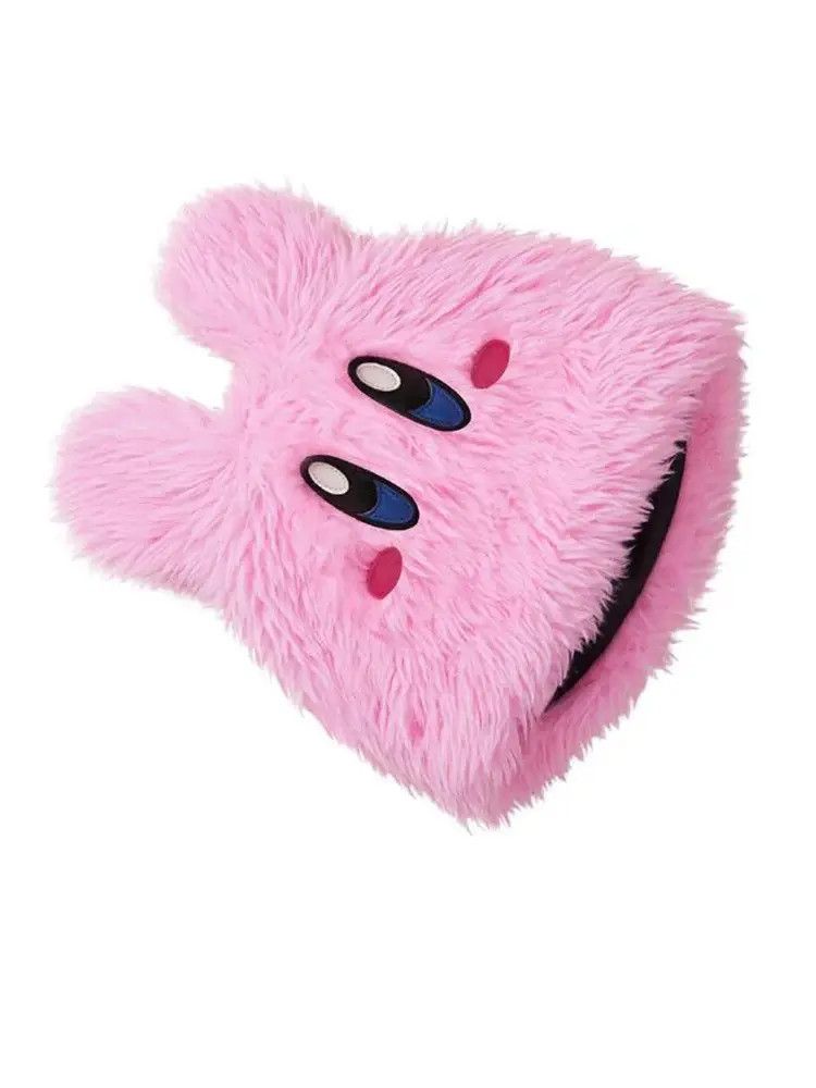 Japanese Brand × Vintage Y2K Fluffy Eyes Pink Kirby Hat Cute Kawaii Size ONE SIZE - 4 Thumbnail