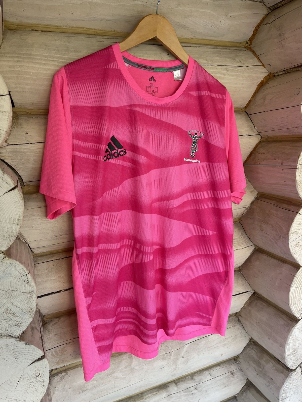Adidas 2019 Adidas Harlequins pink rugby’s jersey Size US XL / EU 56 / 4 - 3 Thumbnail