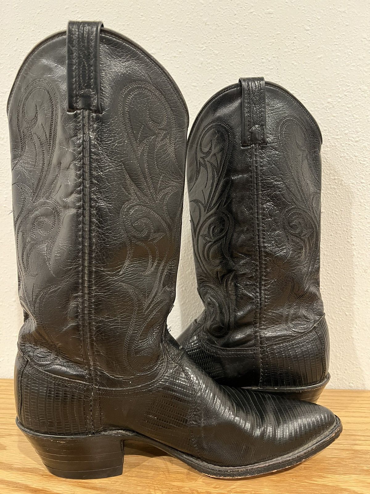 Dan Post × Vintage Vintage Dan Post Teju Lizard Leather Cowgirl Boots Women’s Size US 9.5 / IT 39.5 - 4 Thumbnail