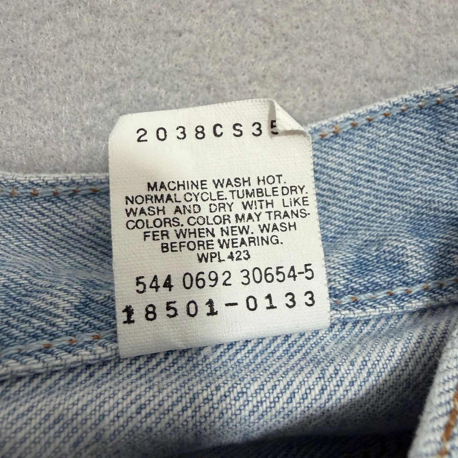 Levi's Vintage Levis 501xx Jeans Womens 7L (26x33) Blue USA Made Size 26" / US 2 / IT 38 - 5 Thumbnail