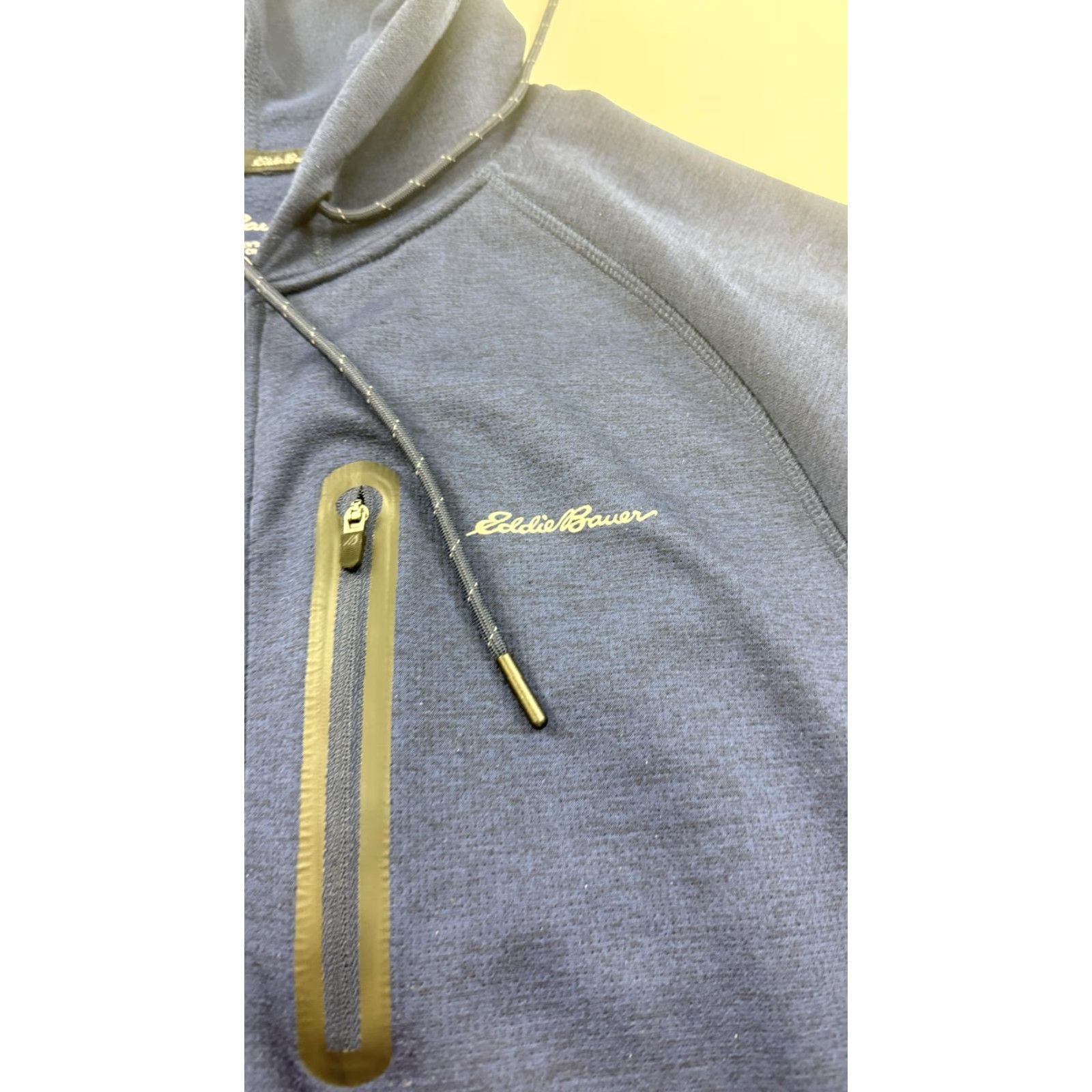 Eddie Bauer Eddie Bauer Hoodie Mens Large Blue Motion FreeDry Full Zip Fleece Size US L / EU 52-54 / 3 - 5 Thumbnail