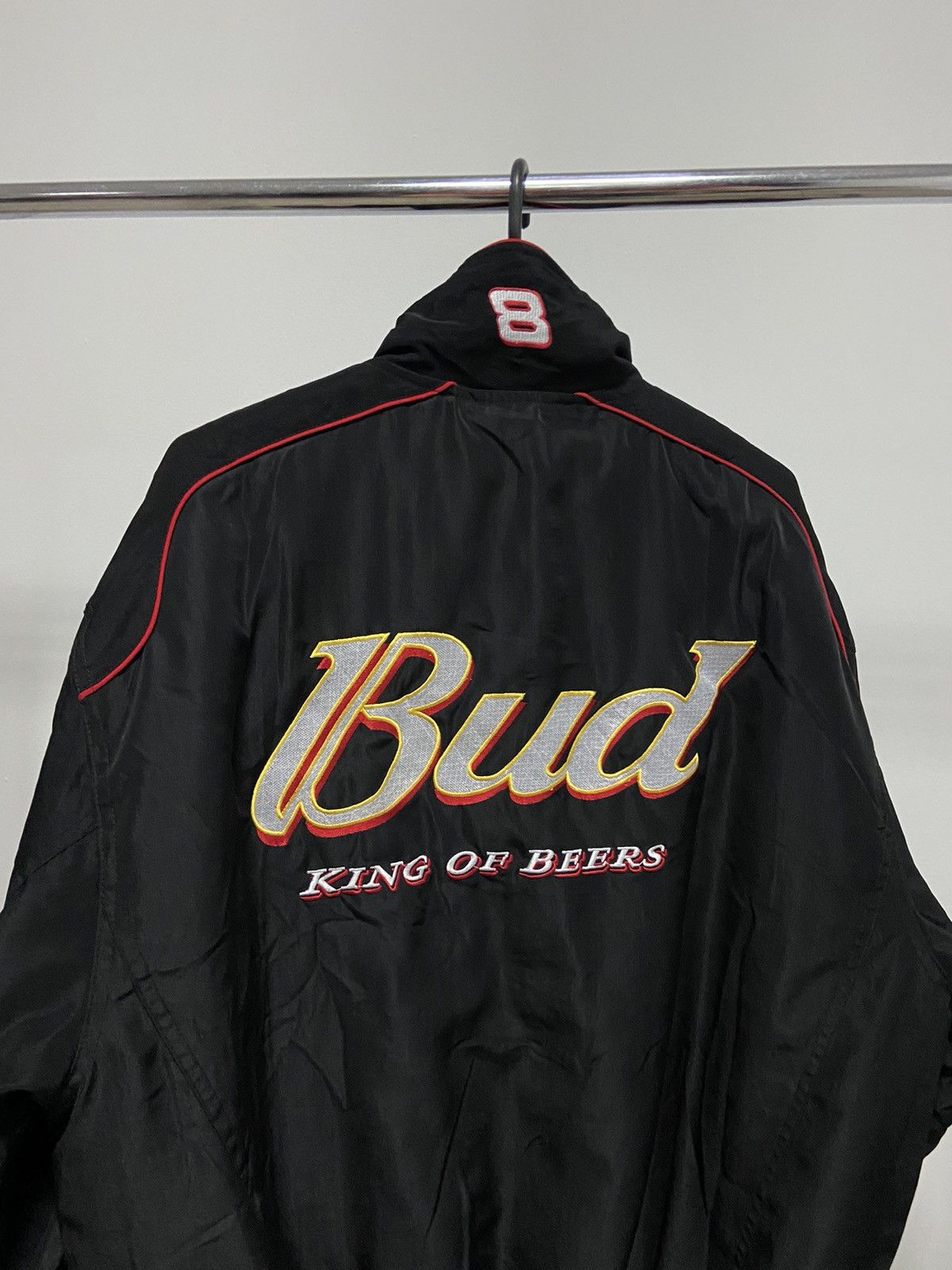 Budweiser × Vintage Budweiser Bud Racing Jacket Vintage Big Logo nascar Size US XXL / EU 58 / 5 - 4 Thumbnail