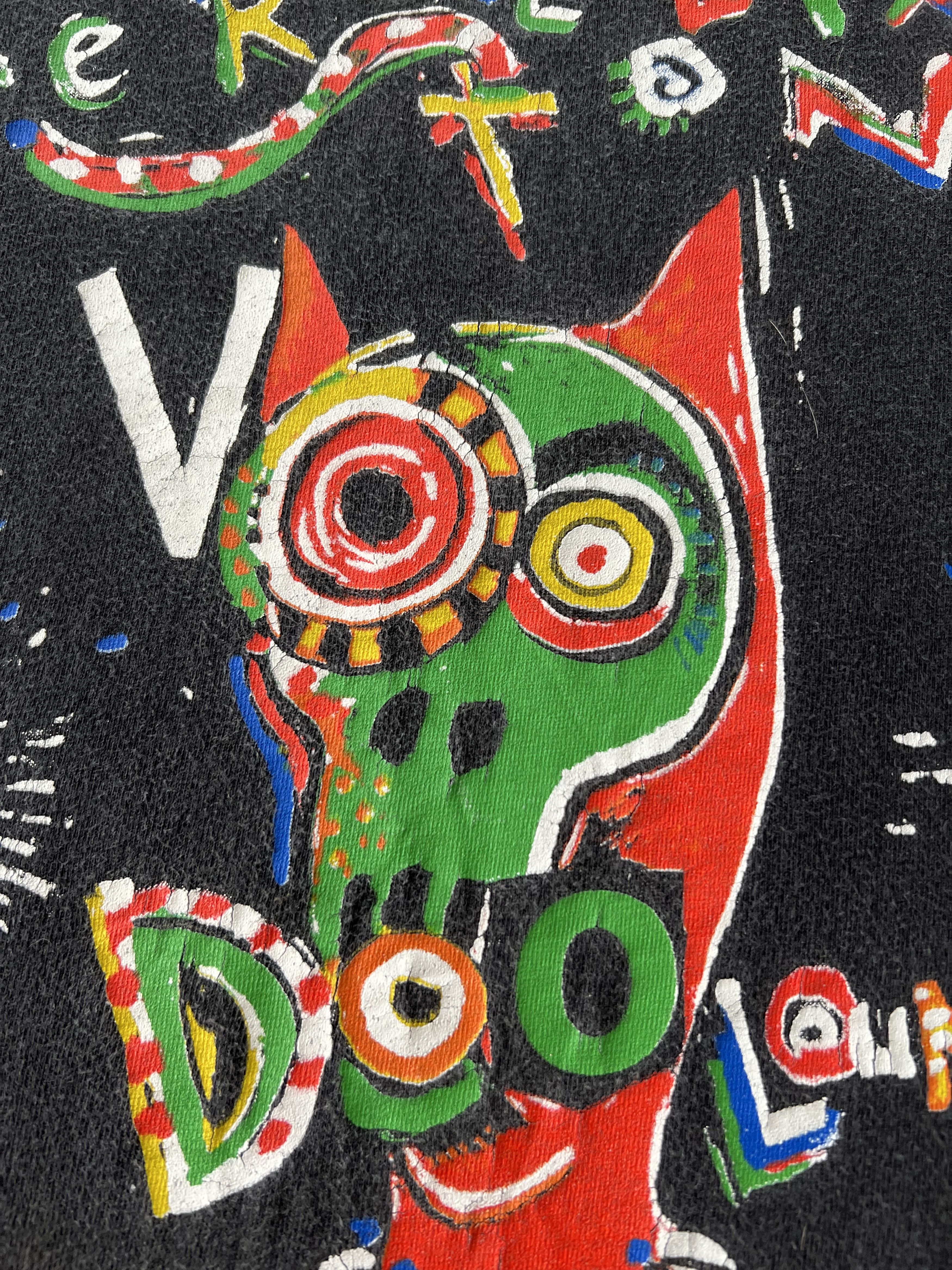 Band Tees Vintage 1995 The Rolling Stones Voodoo Lounge Black T-shirt Size US XL / EU 56 / 4 - 8 Thumbnail
