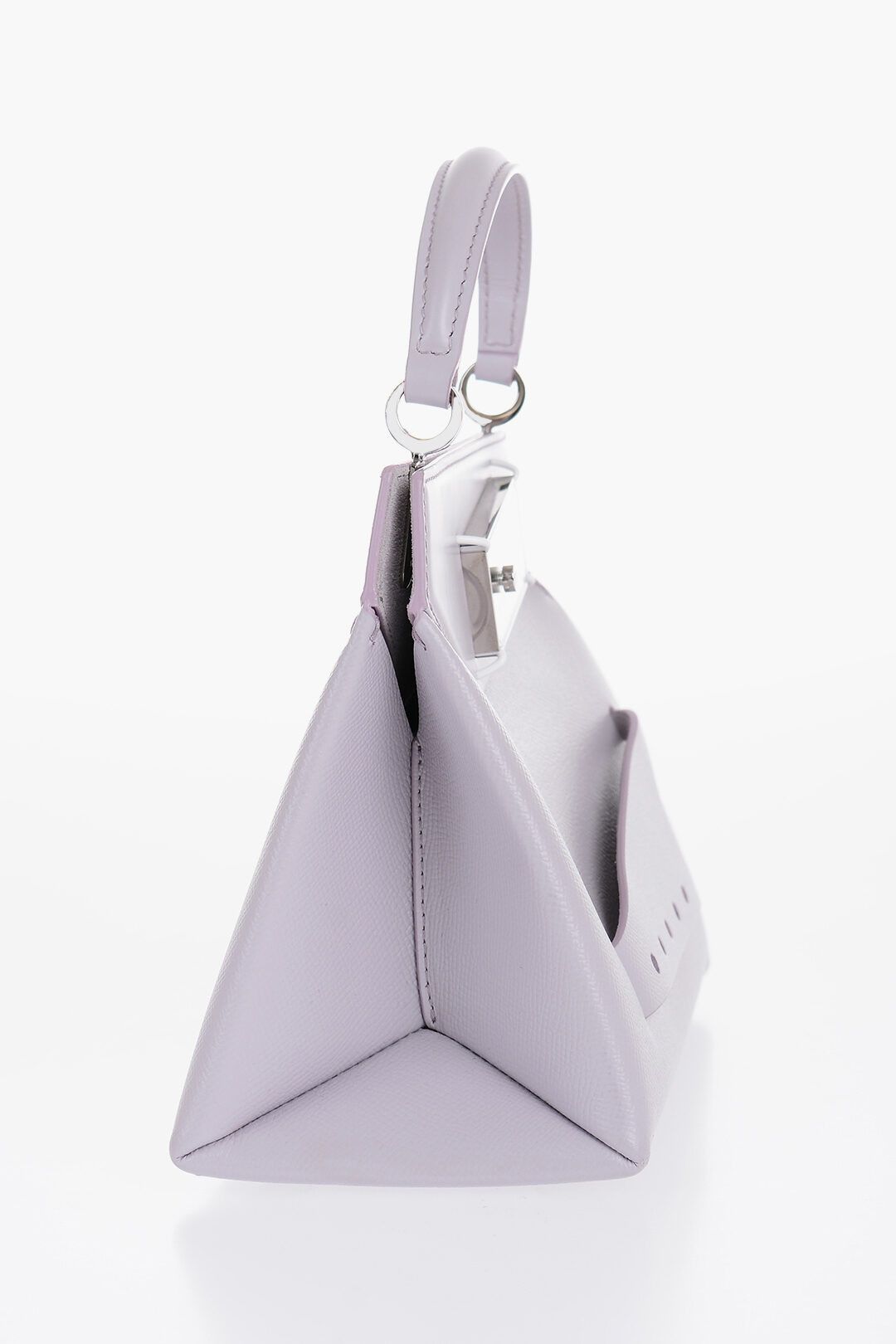 Maison Margiela og1mm1224 Size: OS / Leather Bag in Purple Size ONE SIZE - 2 Thumbnail
