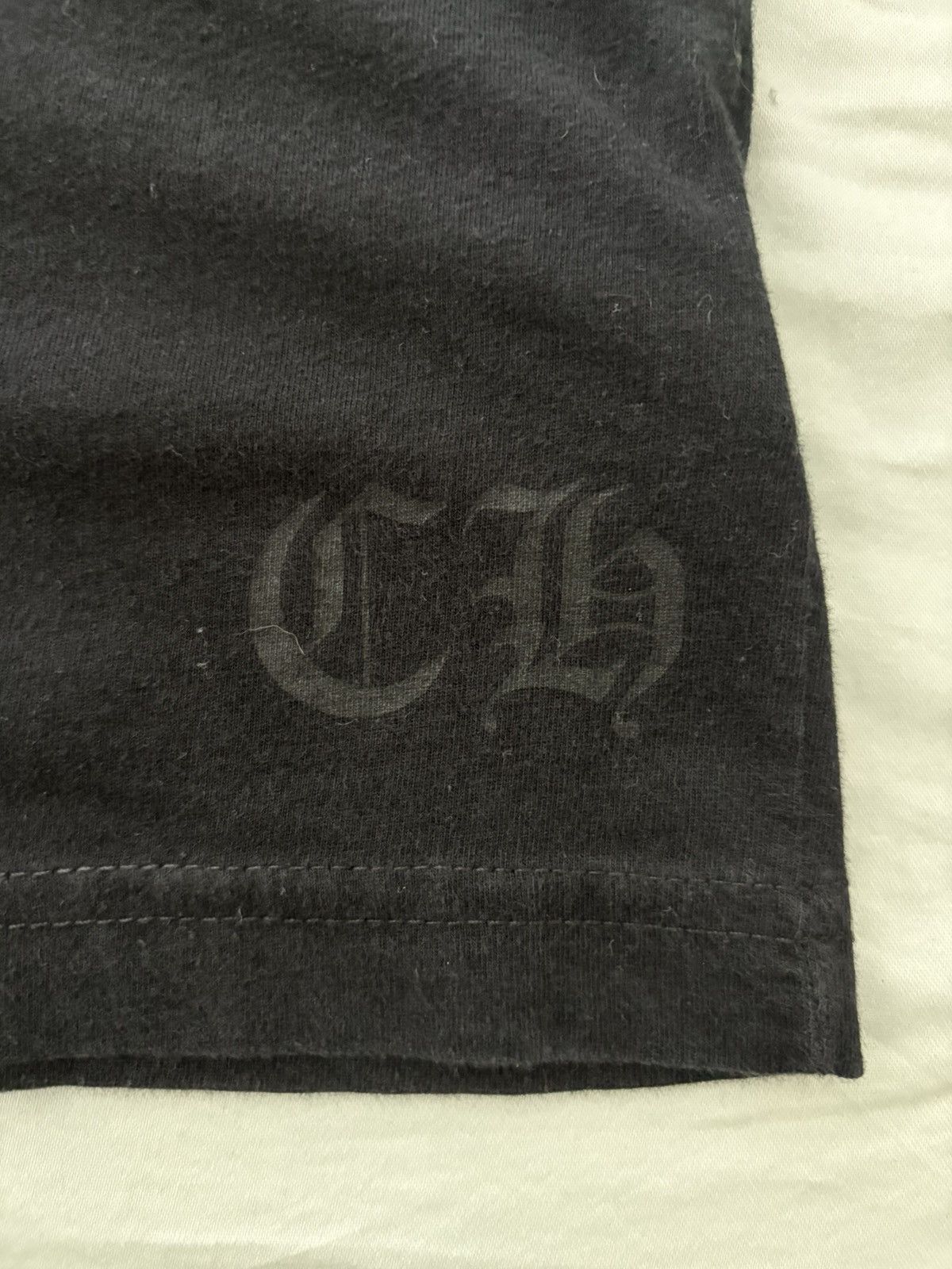Chrome Hearts Chrome Hearts Blue Script Neck Logo Tee Size US M / EU 48-50 / 2 - 5 Thumbnail