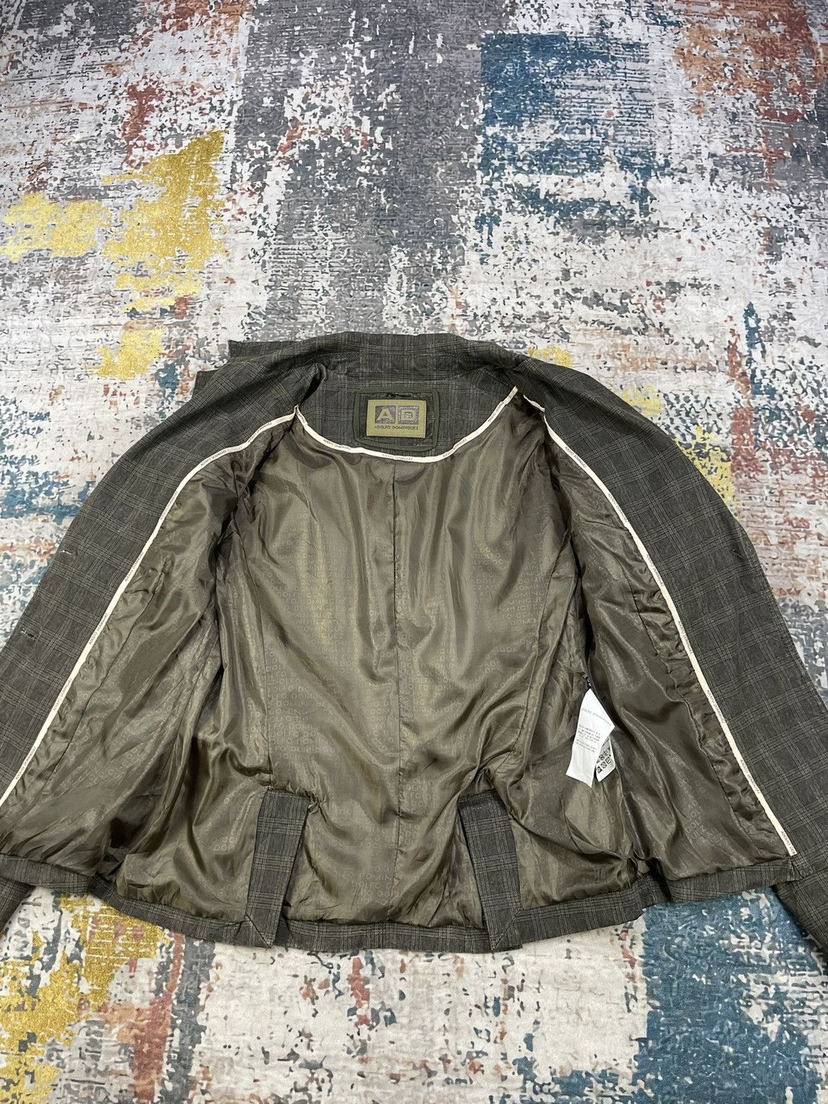 Adolfo Dominguez Adolfo Dominguez Checked Boucle Cut-Out Jackets Size XS / US 0-2 / IT 36-38 - 8 Thumbnail