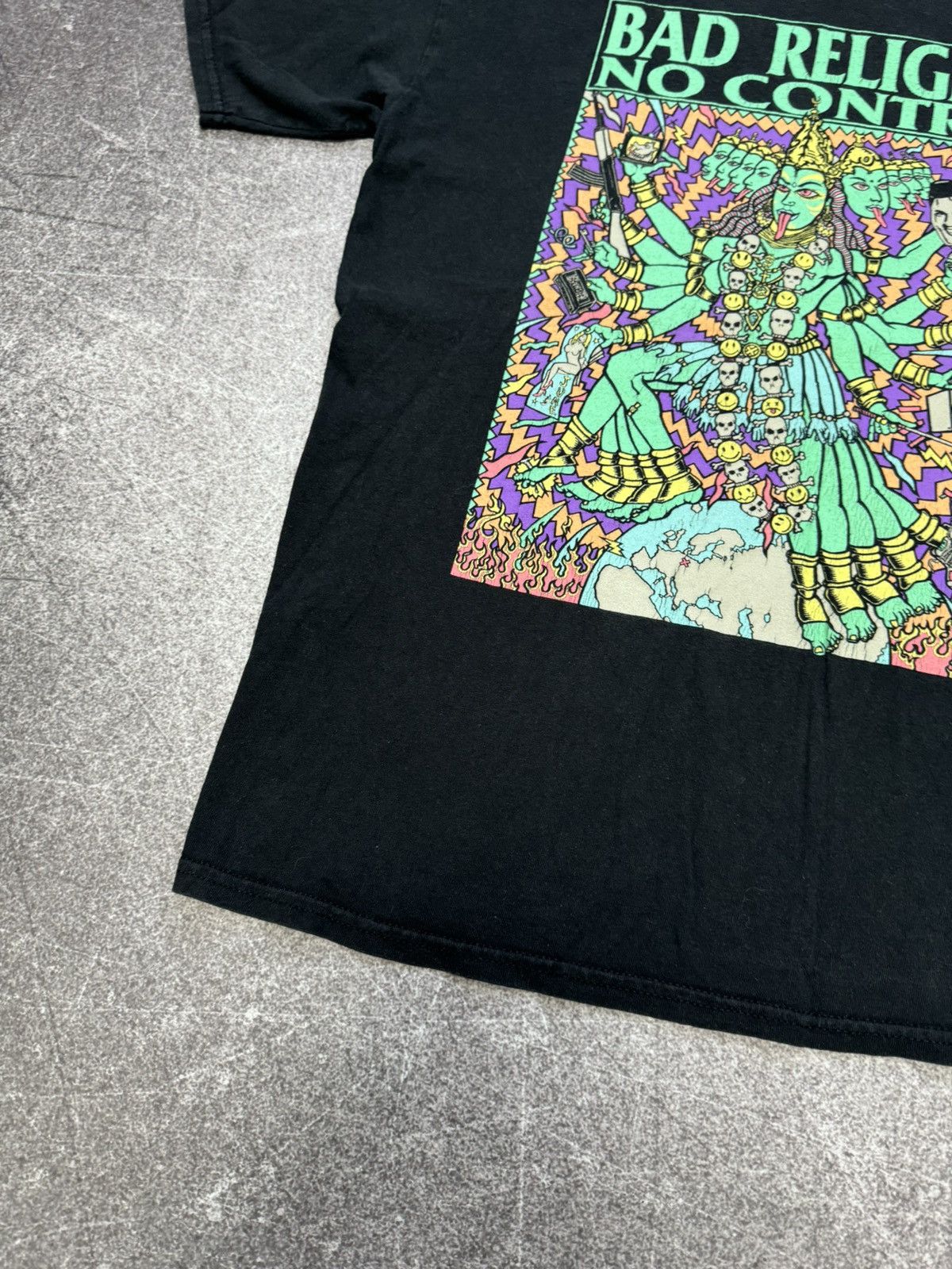Band Tees × Vintage Bad Religion No Control T Shirt Frank Kozik Hardcore Punk Size US L / EU 52-54 / 3 - 6 Thumbnail