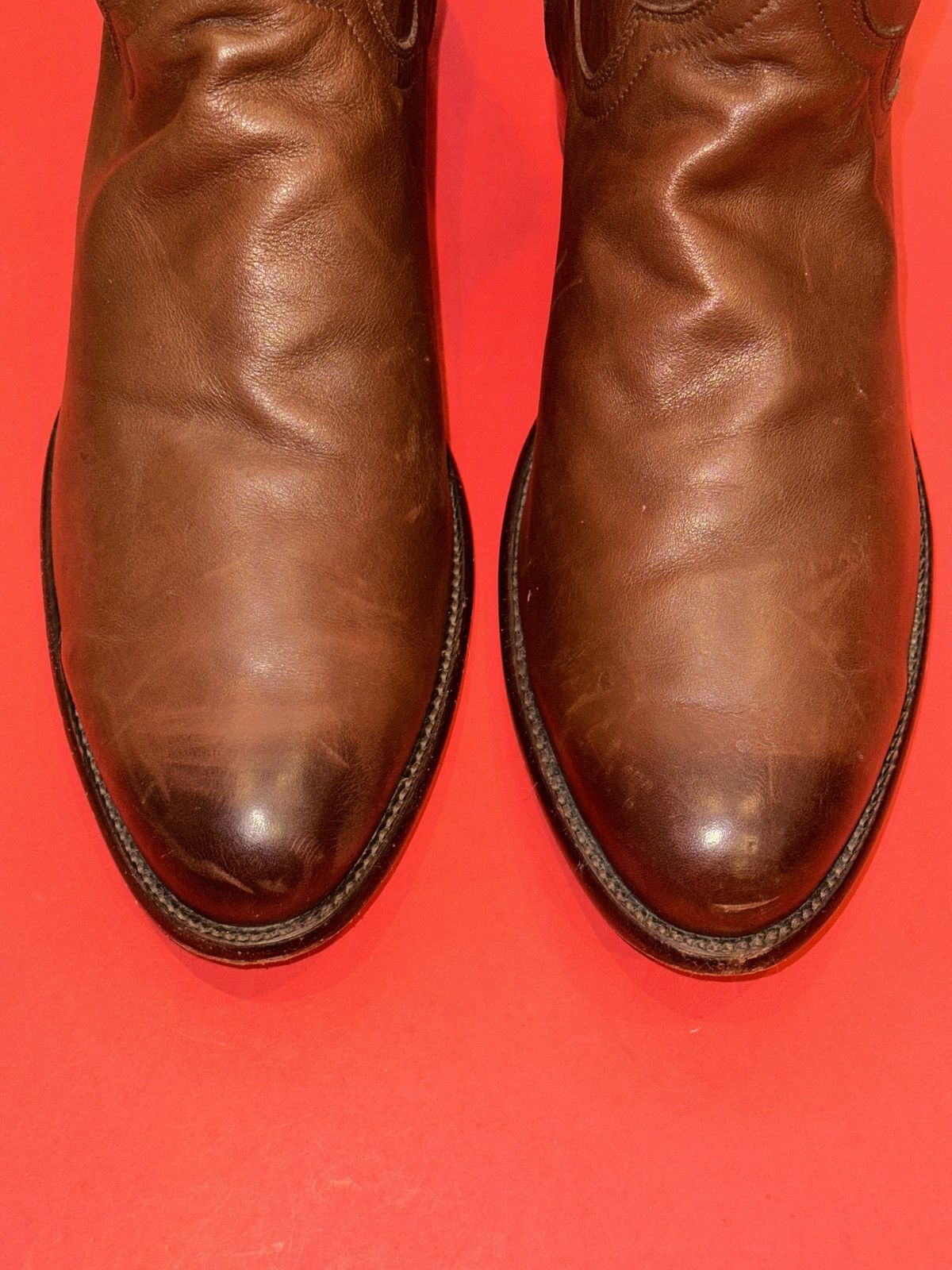 Tecovas Tecovas “The Dean” Side Zip Cowboy Boots 1012 Men’s 14 EE Size US 14 / EU 47 - 3 Thumbnail