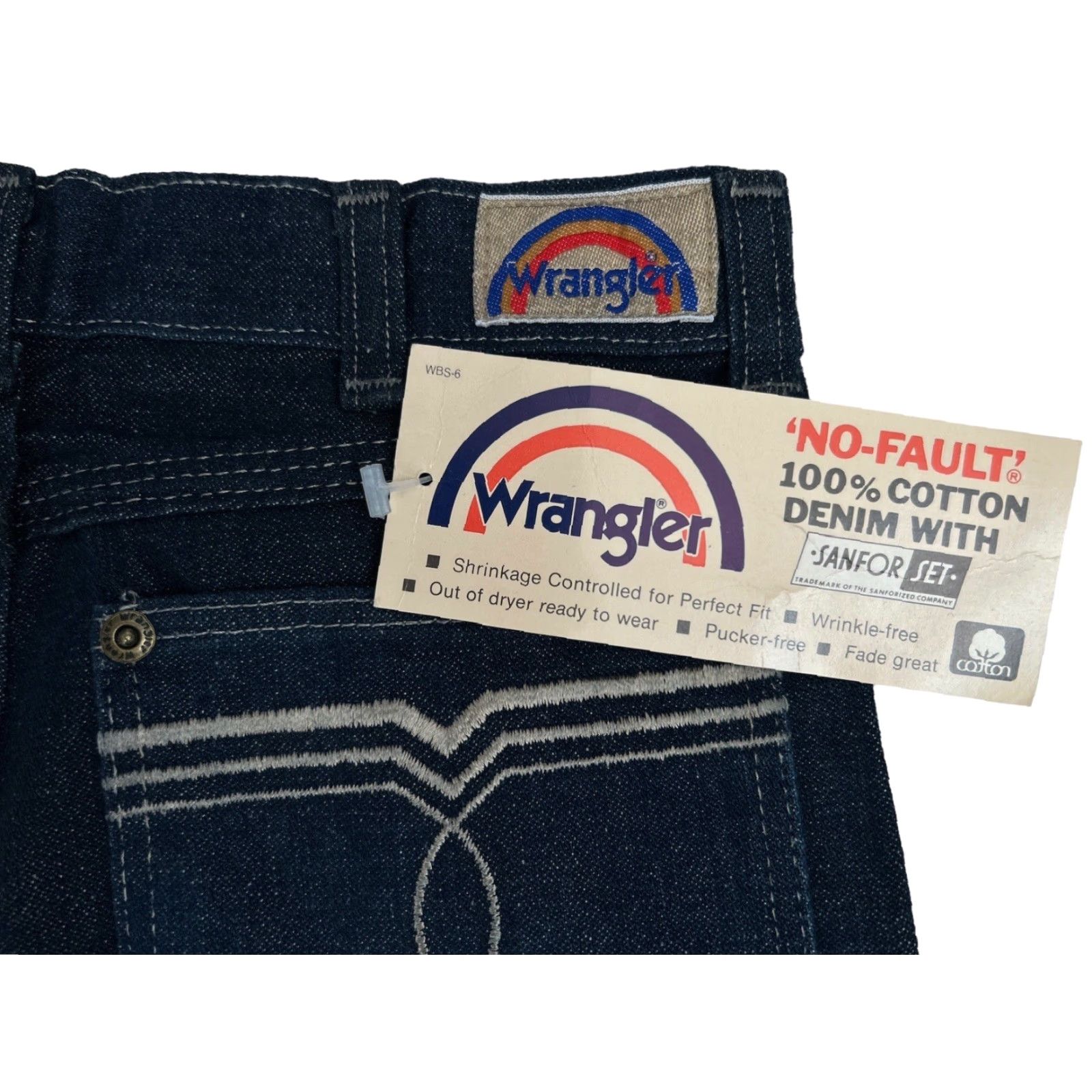 Wrangler VINTAGE Wrangler Laredo Straight Jeans Woman? Wait: Men's size 26x30 deadstock NWT USA made. Size US 26 / EU 42 - 3 Thumbnail