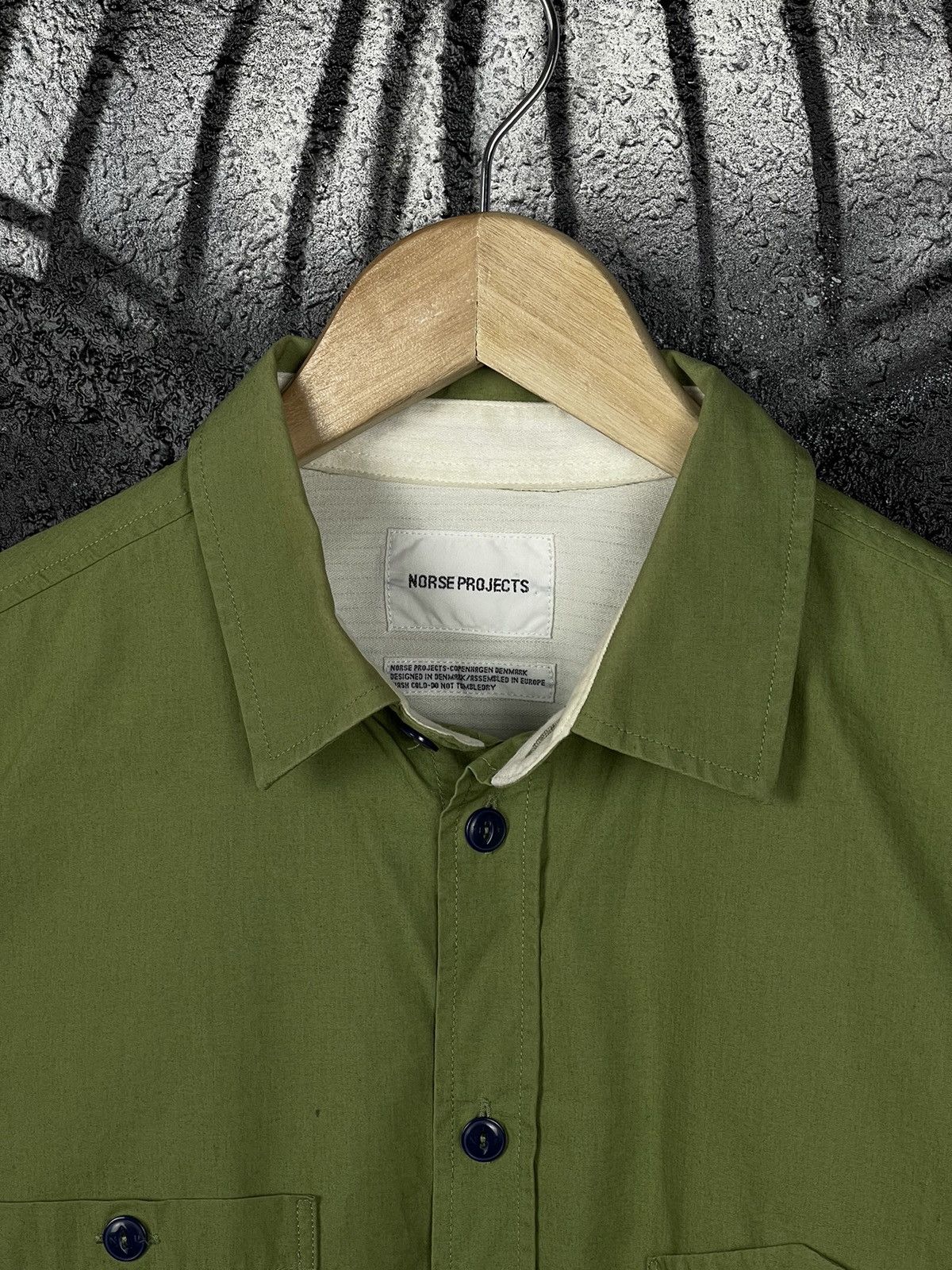 Norse Projects Norse Project Green Safari Shirt Men’s Size S Size US S / EU 44-46 / 1 - 5 Thumbnail